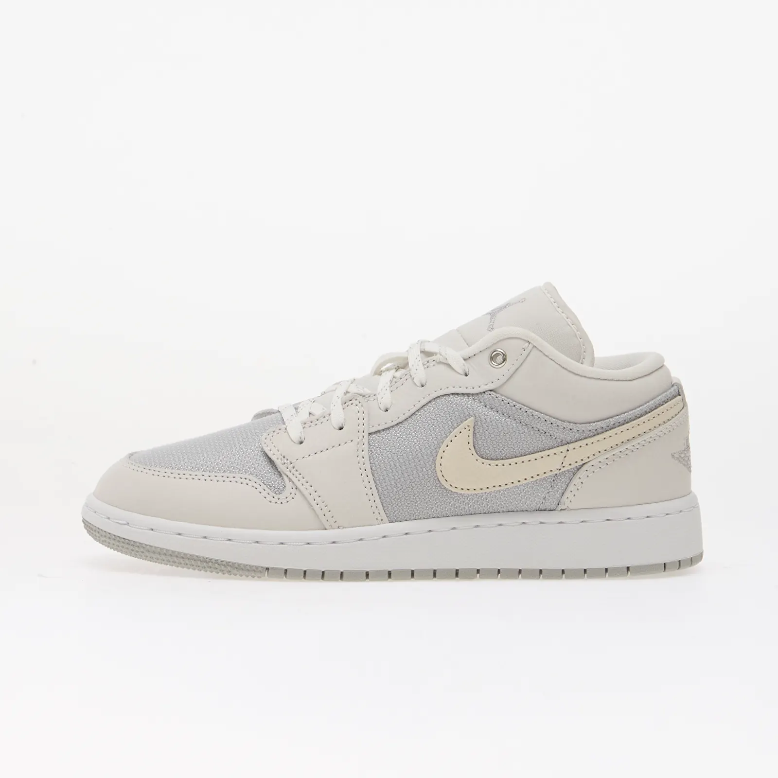 Scarpe e sneakers bambini Air Jordan 1 Low SE Kids Off White/ Lt Smoke Grey-Soft Pearl
