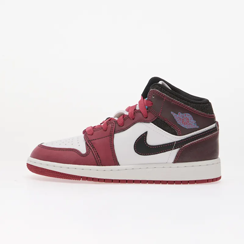 Air Jordan 1 Mid SE Kids Sweet Beet/ Desert Pink-Off Noir-White