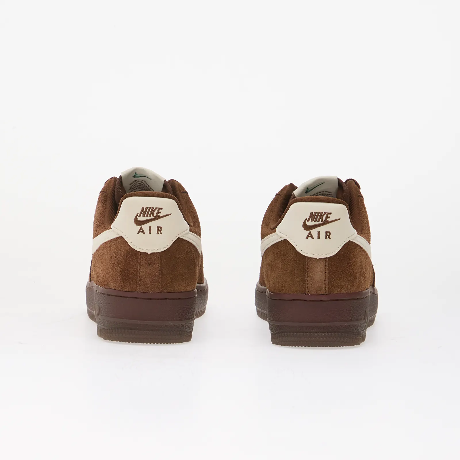 Women's sneakers Nike Air Force 1 '07 Suede Cacao Wow/ Soft Pearl-Team Green