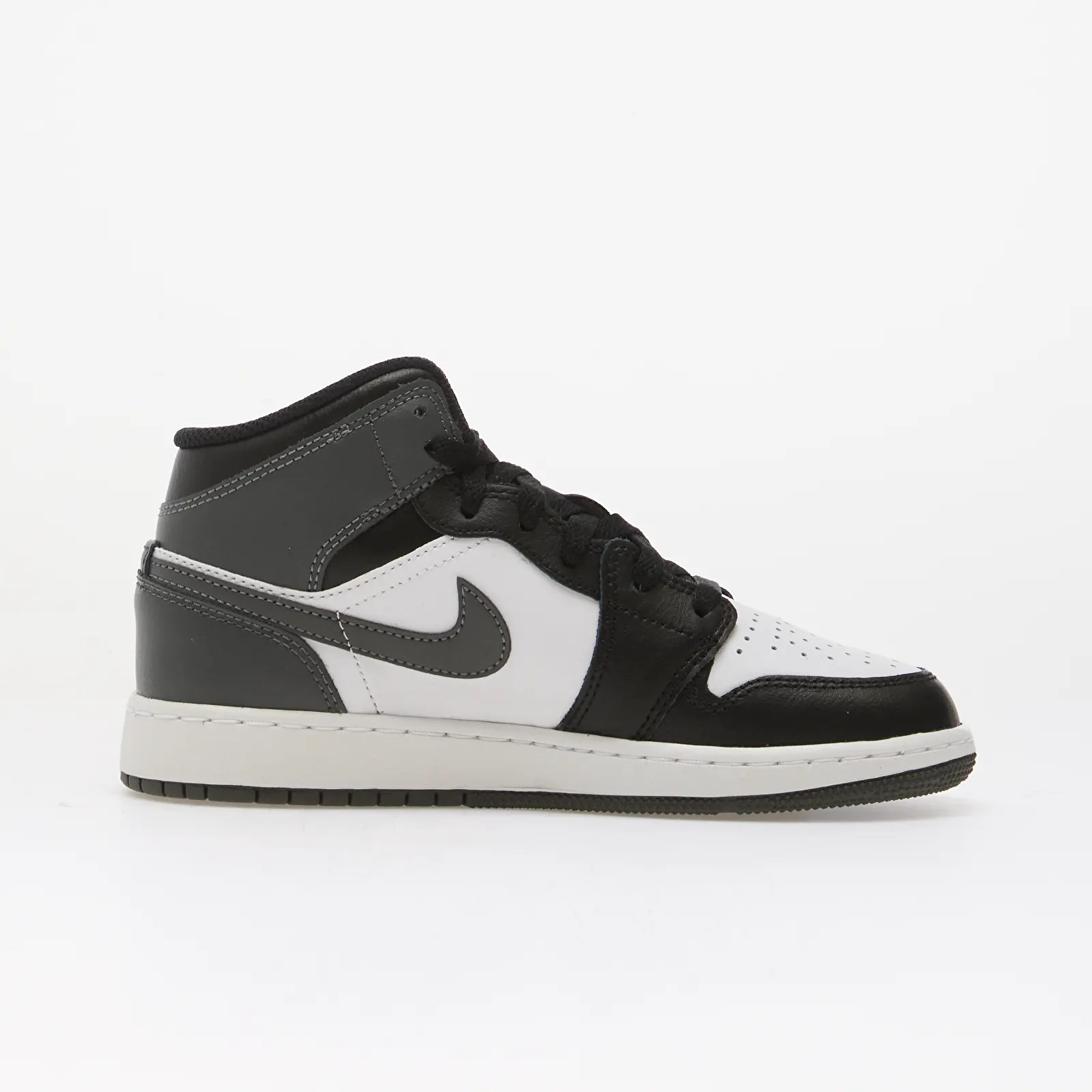 Bērnu kedas un apavi Air Jordan 1 Mid Kids Black/ Iron Grey-White