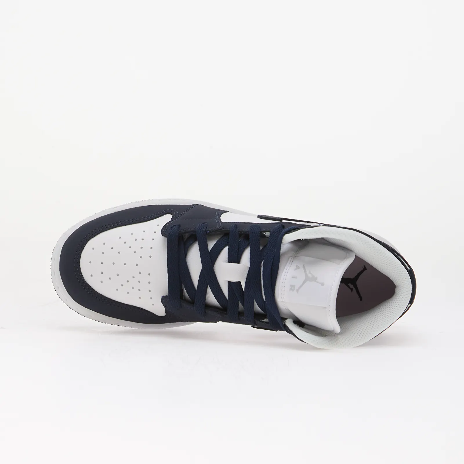 Scarpe e sneakers bambini Air Jordan 1 Mid Kids Obsidian/ Obsidian-White-Grey Fog