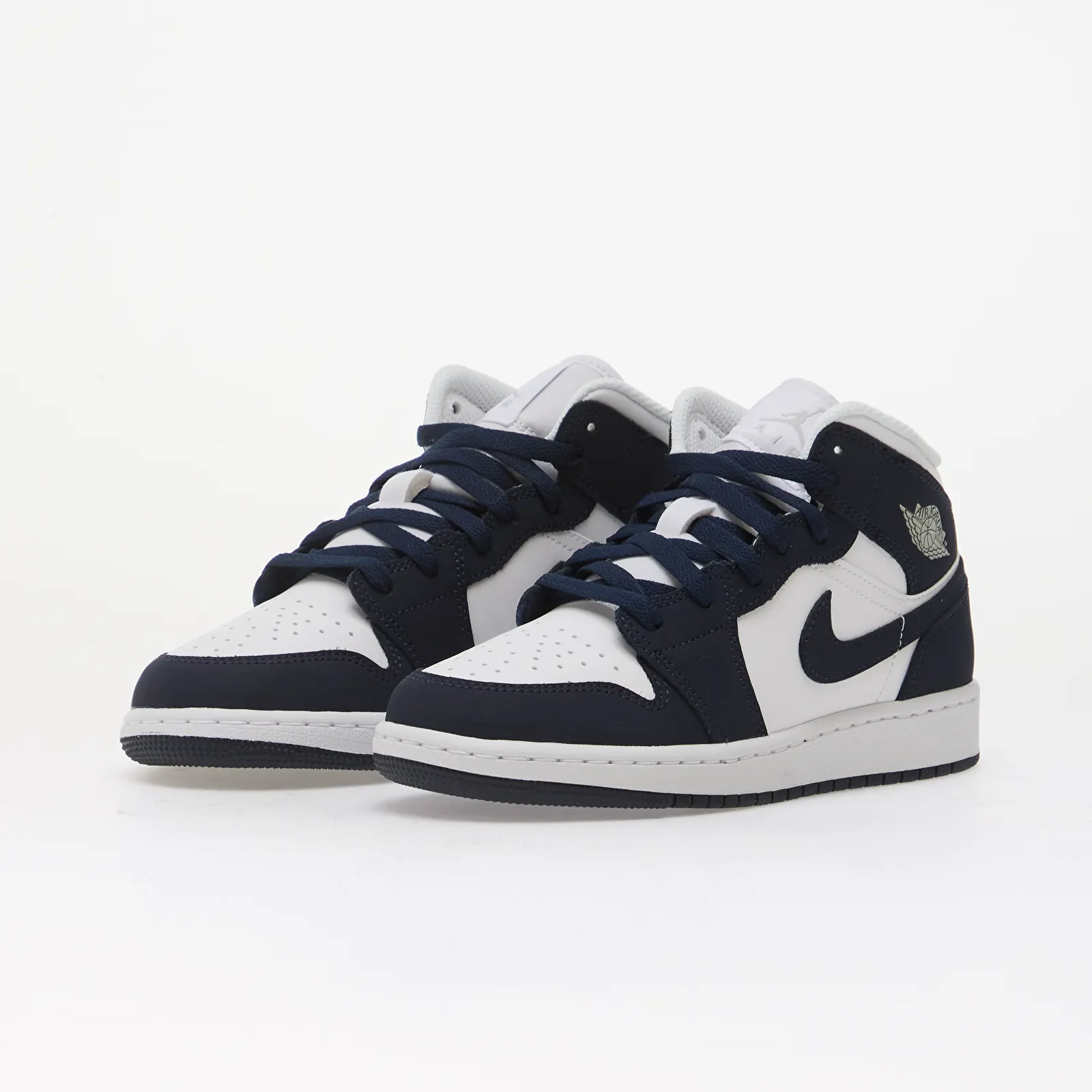Scarpe e sneakers bambini Air Jordan 1 Mid Kids Obsidian/ Obsidian-White-Grey Fog