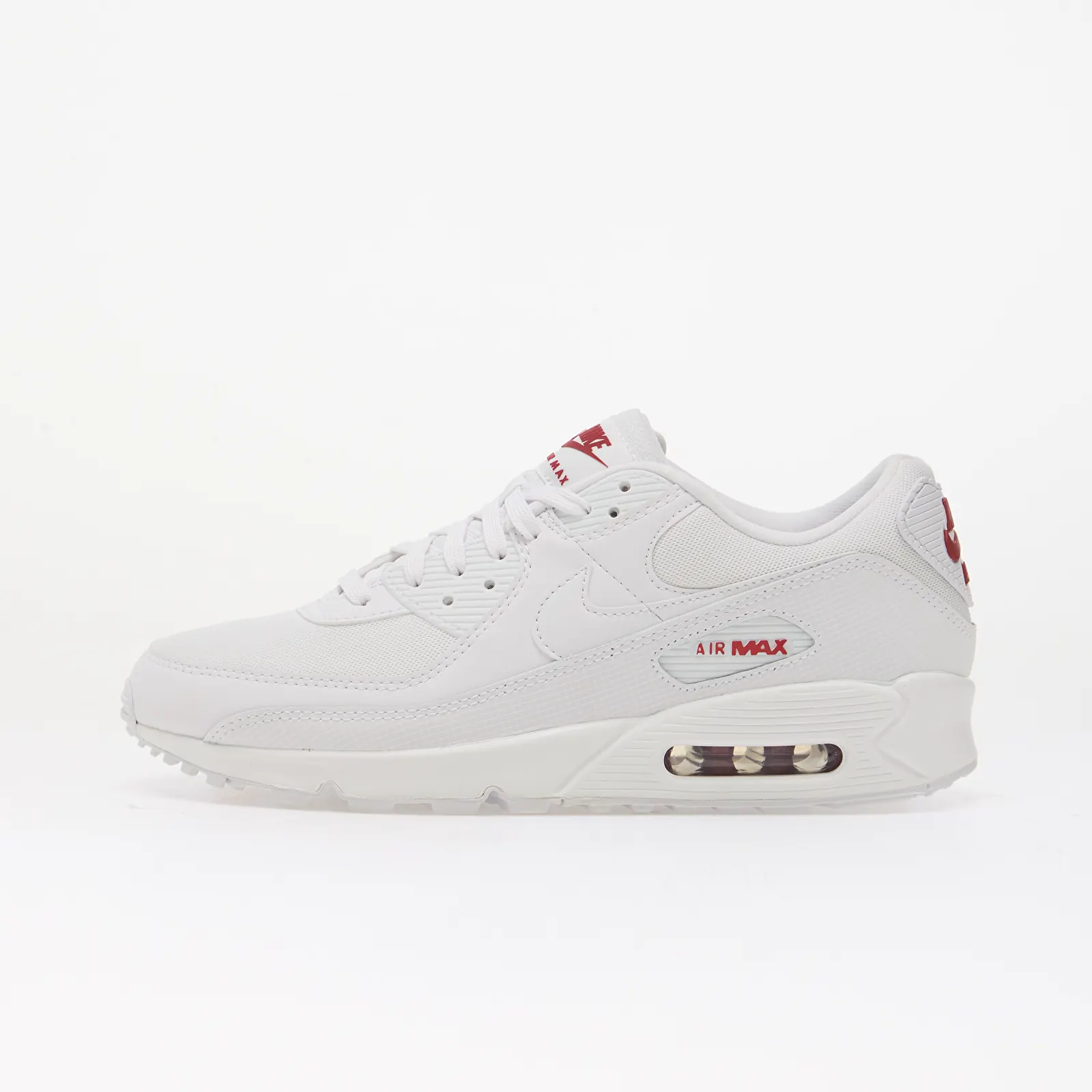 Men's sneakers Nike Air Max 90 White/ White-Tough Red