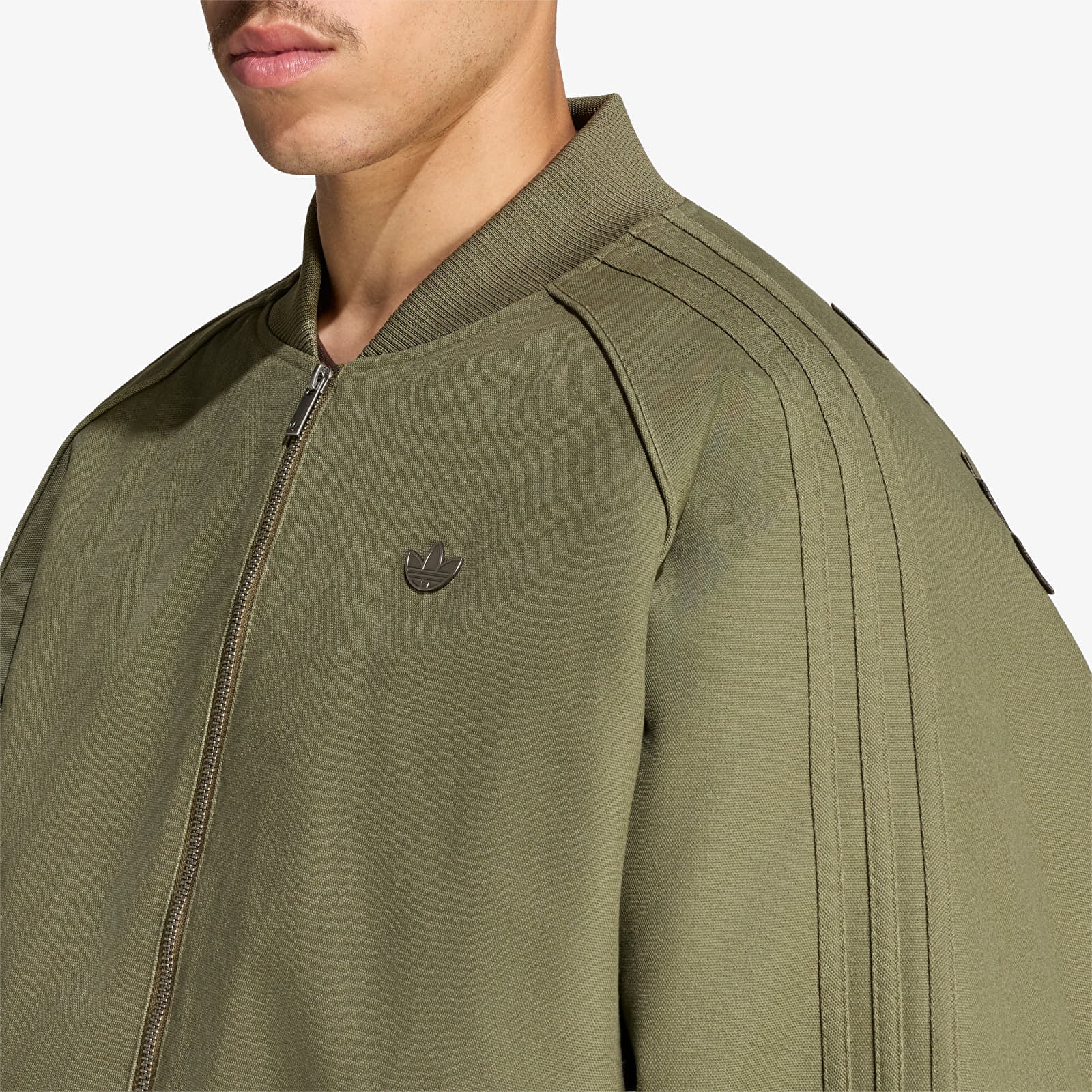 Kavajer för män adidas SST TT Canvas Jacket Olive Strata