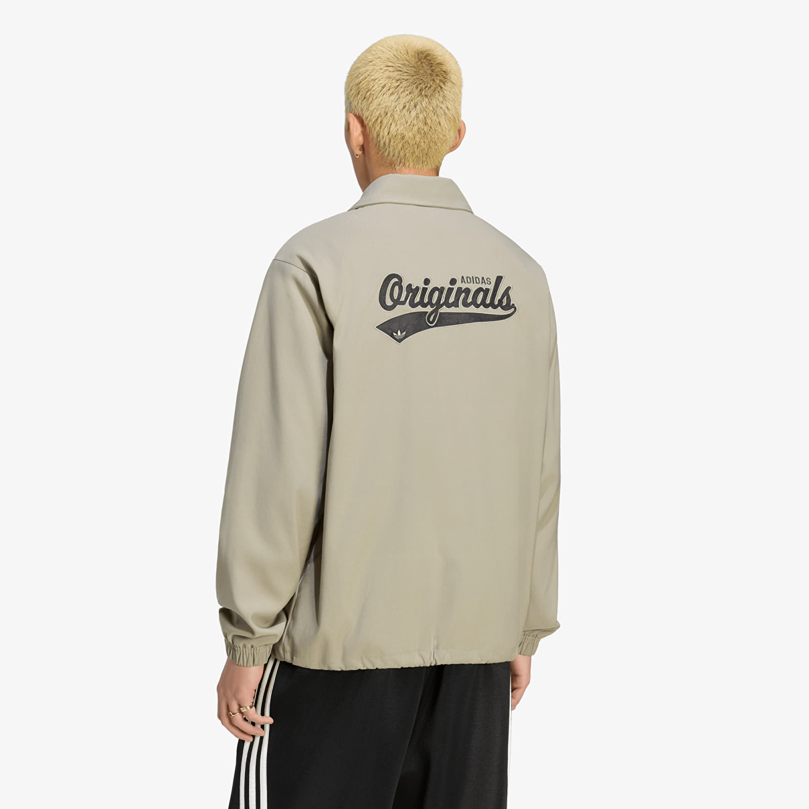 Men's jackets adidas Originals Coaches Jacket Silver Pebble