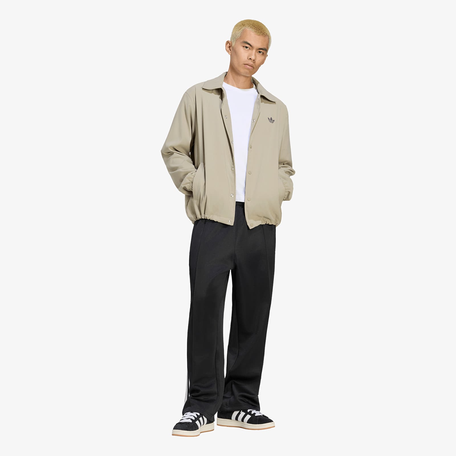 Men's jackets adidas Originals Coaches Jacket Silver Pebble
