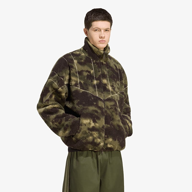 Sweatshirt adidas Camo Polarfleece TT Olive Strata
