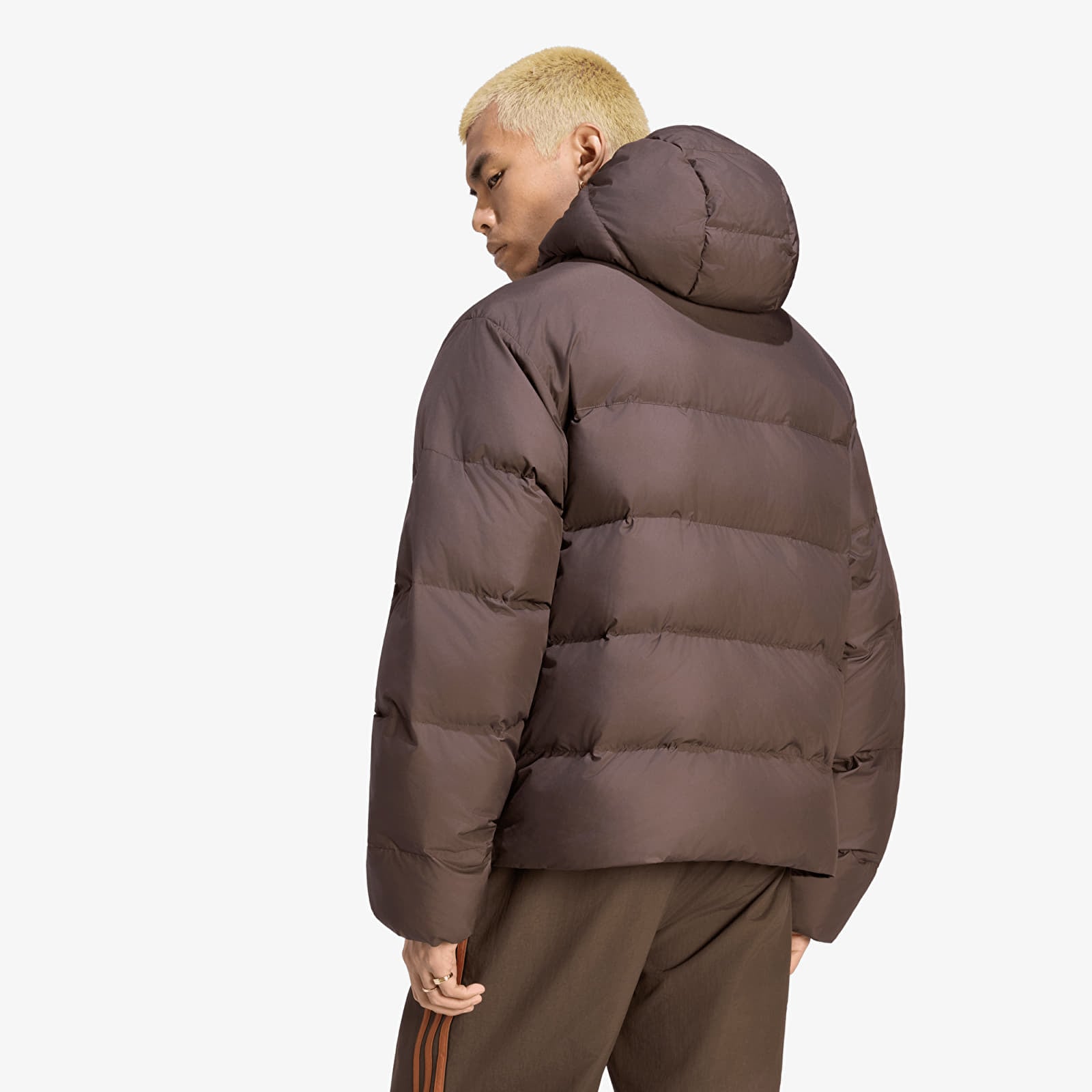 Men's jackets adidas Hooded Regen Jacket Aurora Coffee