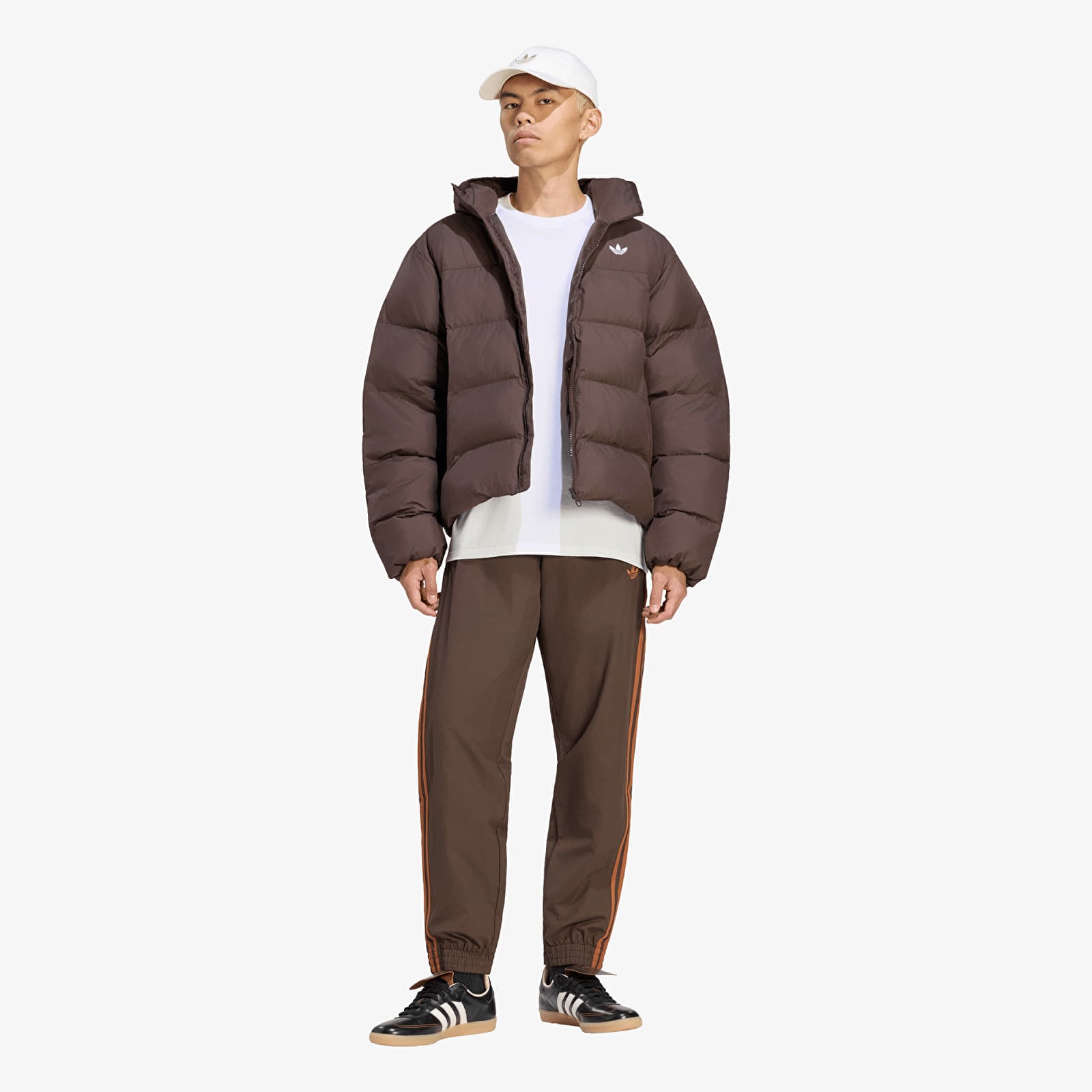 Men's jackets adidas Hooded Regen Jacket Aurora Coffee