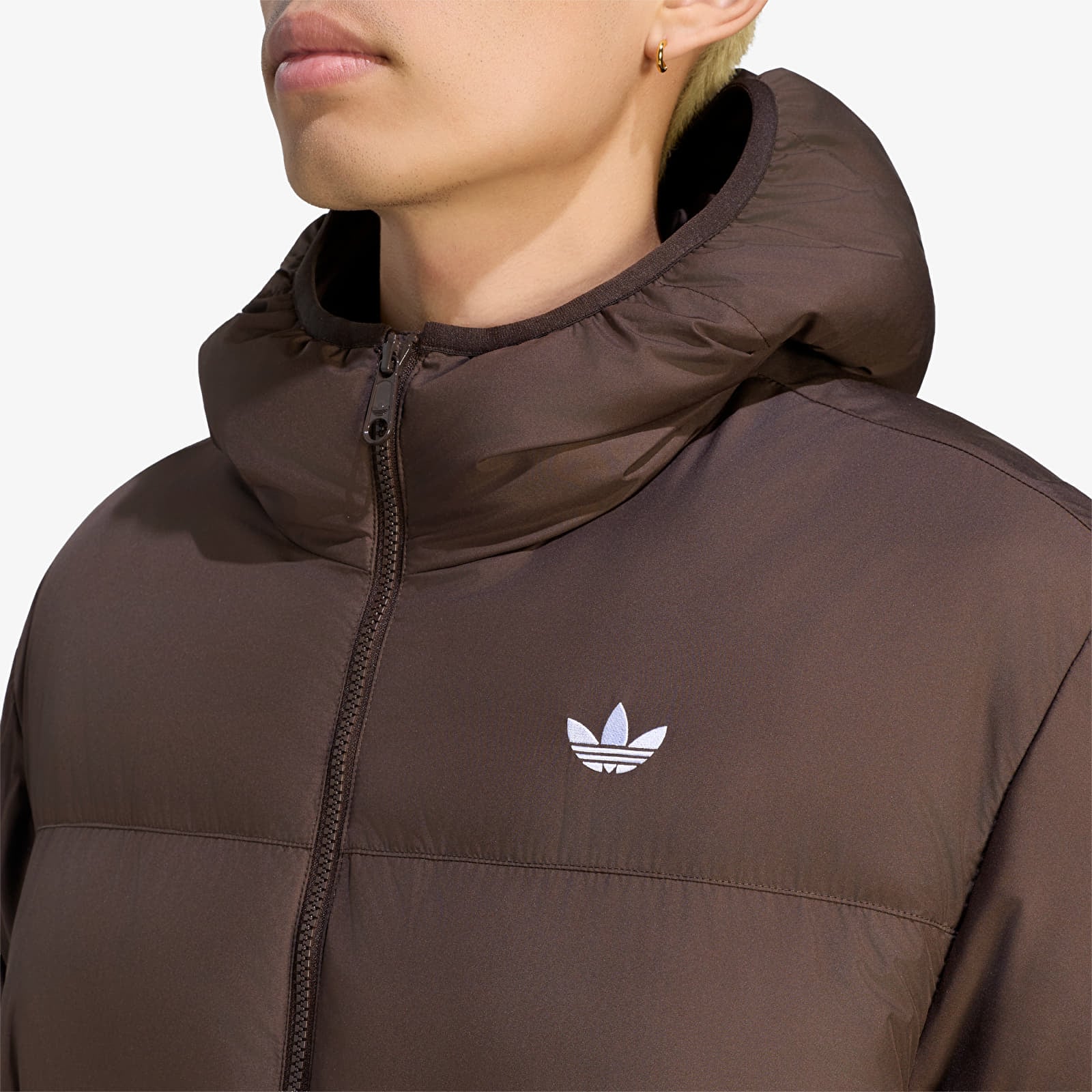 Men's jackets adidas Hooded Regen Jacket Aurora Coffee