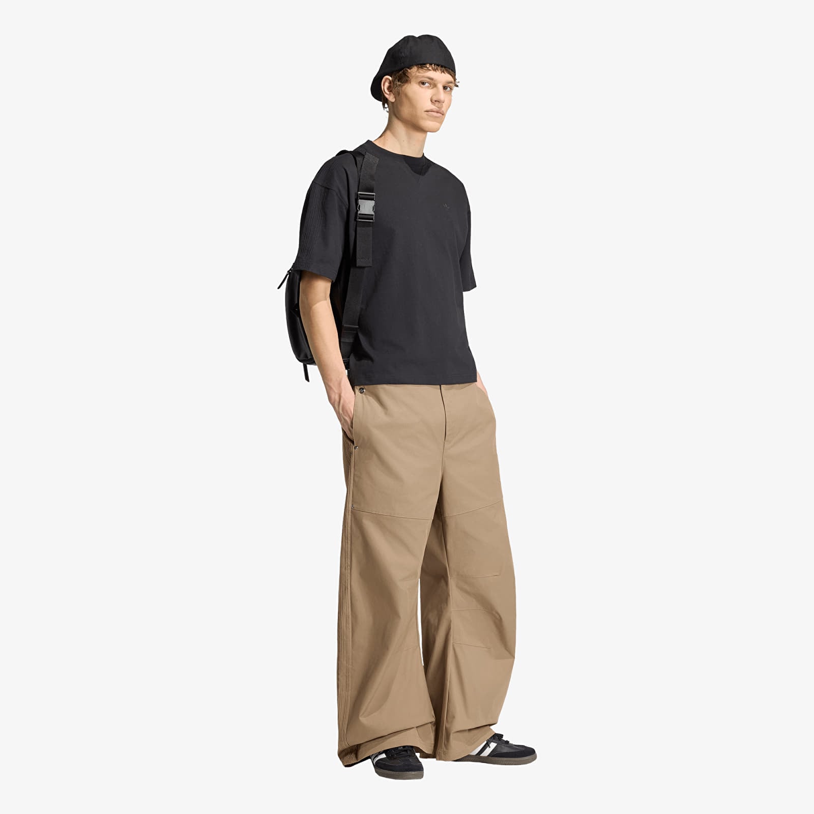 Мужские штаны adidas Premium Essentials Wide Pants Khaki Six