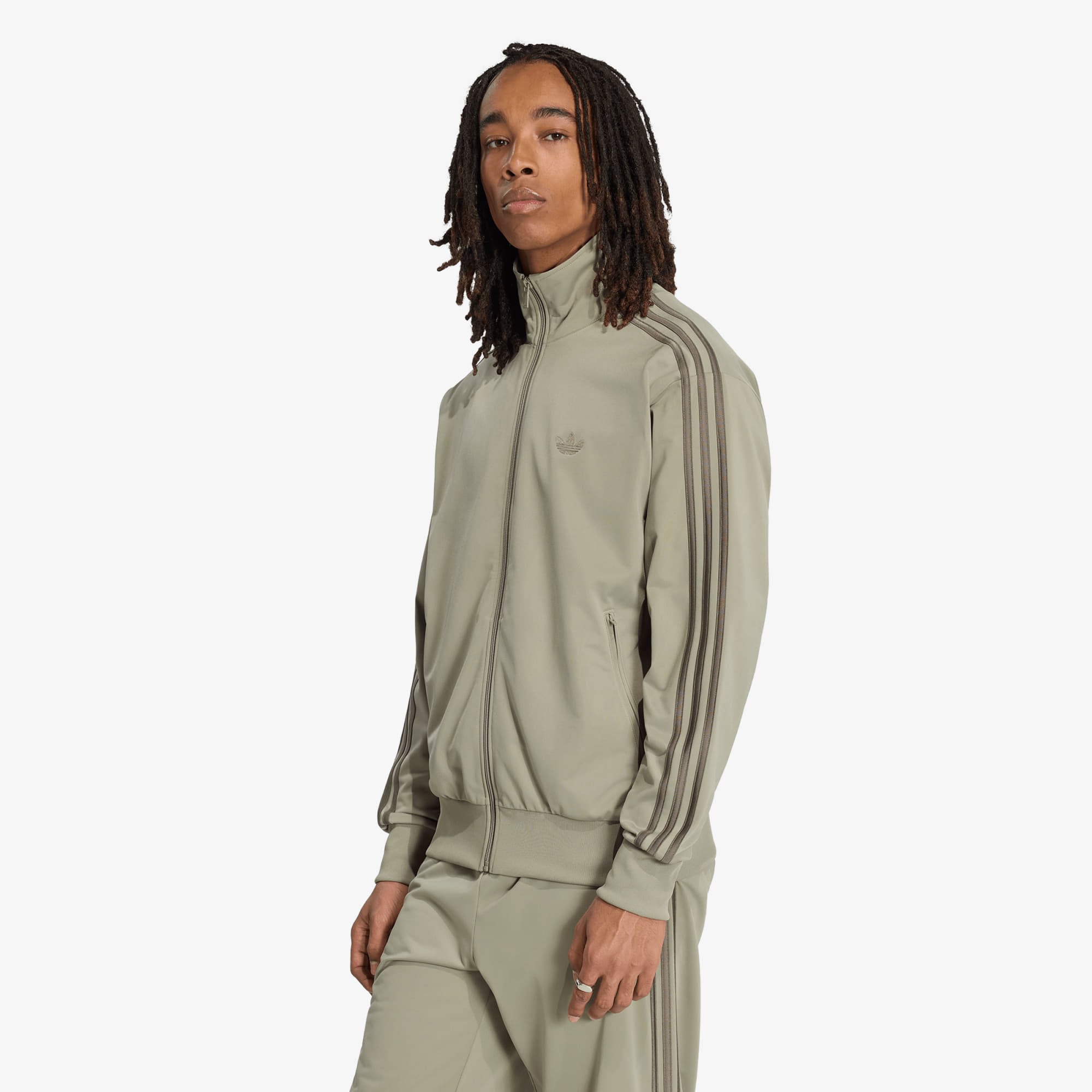 Суитшърт adidas Firebird Track Jacket Silver Pebble XXL