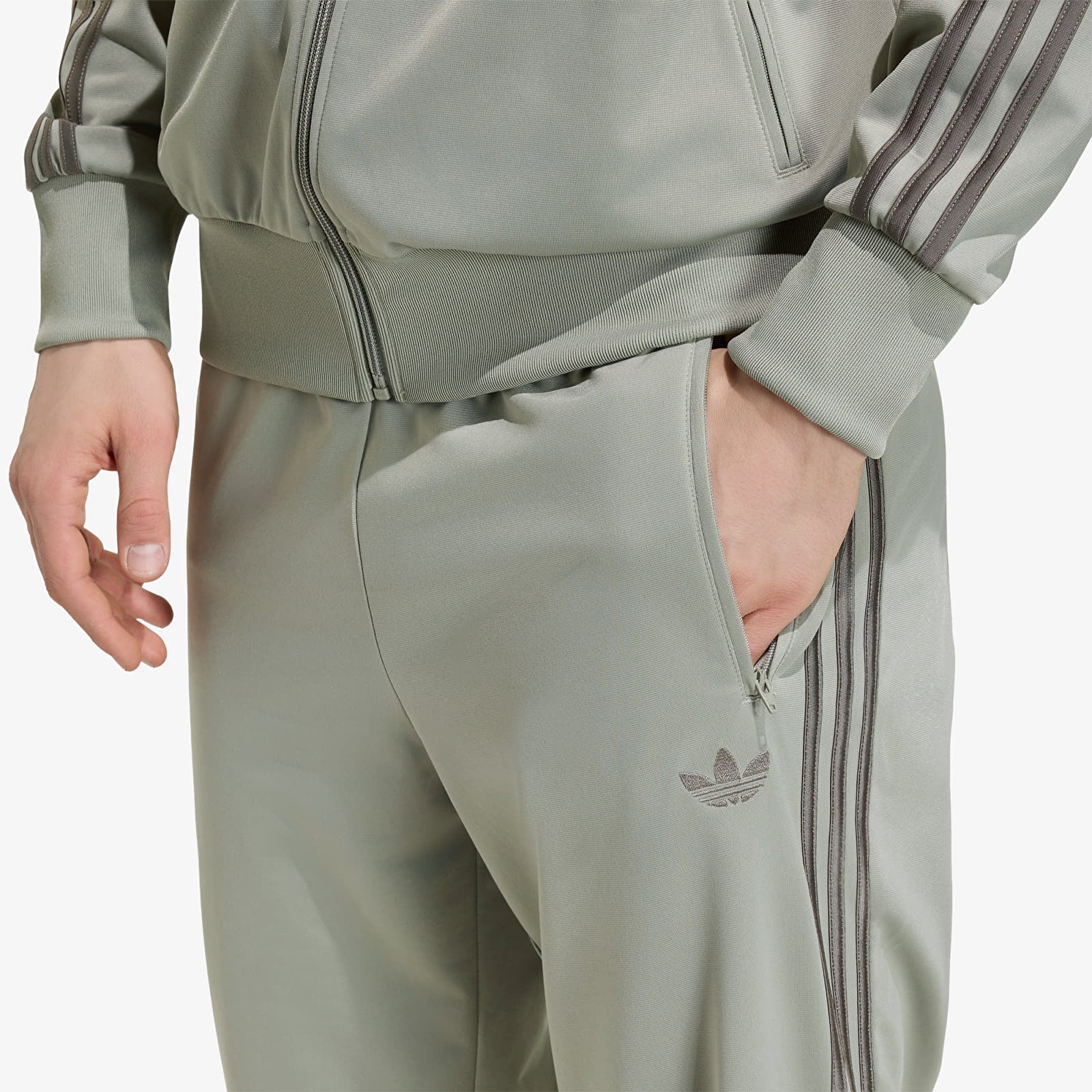 Мужские спортивные штаны adidas Firebird Track Pants Silver Pebble