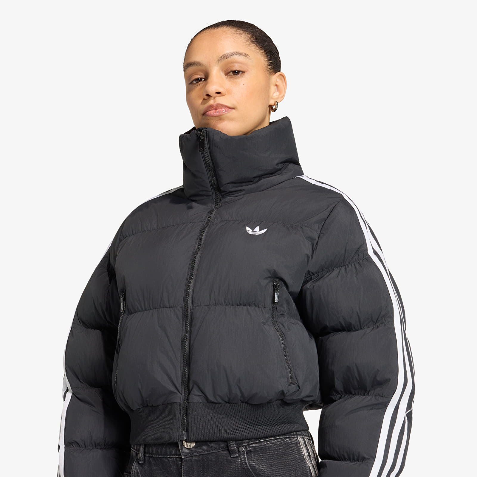 Jackets adidas Adicolor Short Puffer Jacket Black