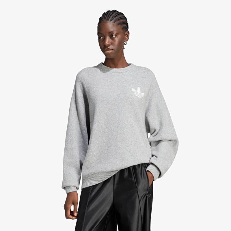 Sweater adidas Originals Athl Dept Knitted Sweater Medium Grey Heather