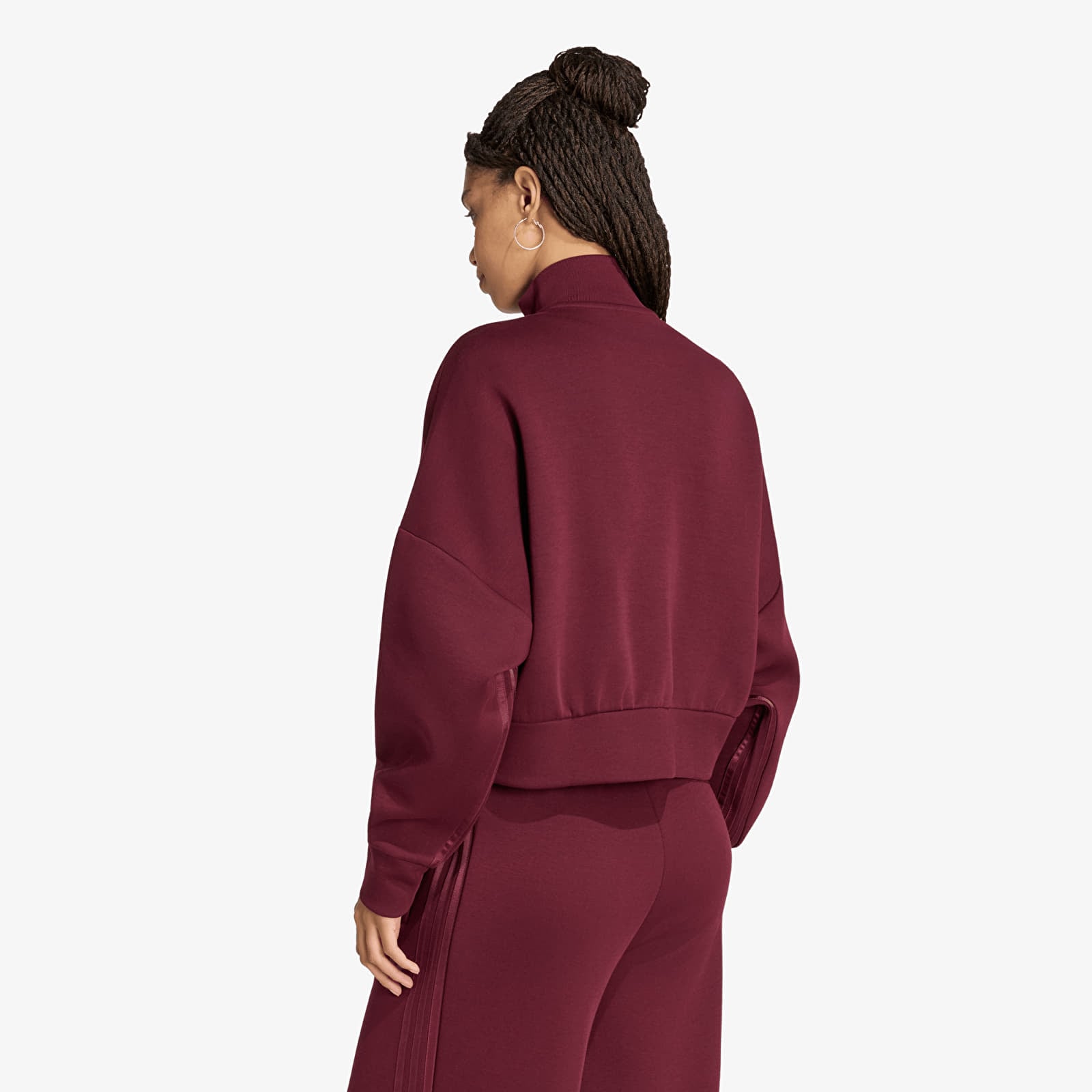 Sweatshirts til kvinder adidas Spacer Tracktop Maroon