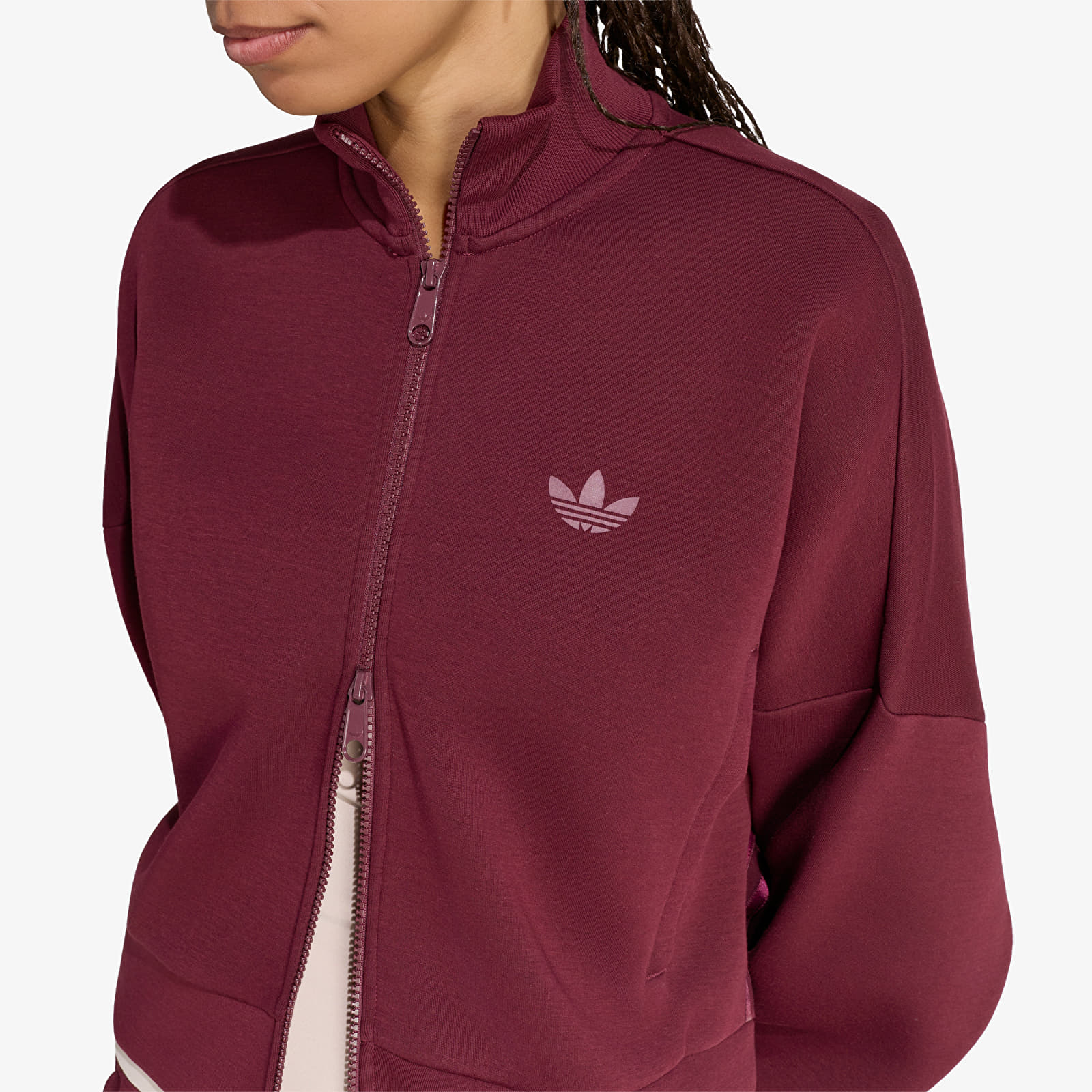 Sweatshirts til kvinder adidas Spacer Tracktop Maroon