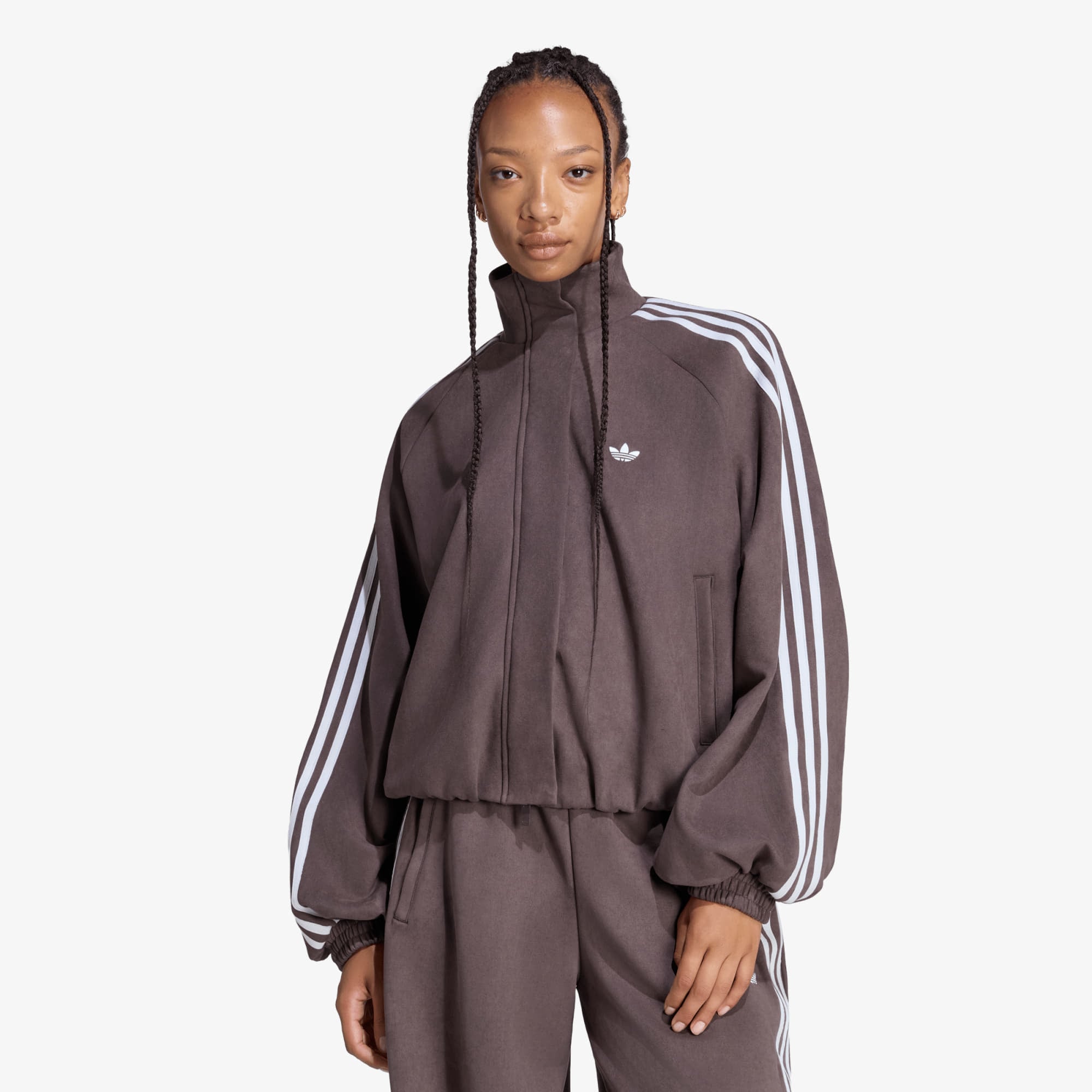 Яке adidas Adilenium Season 6 Faux Suede Track Top Aurora Coffee L