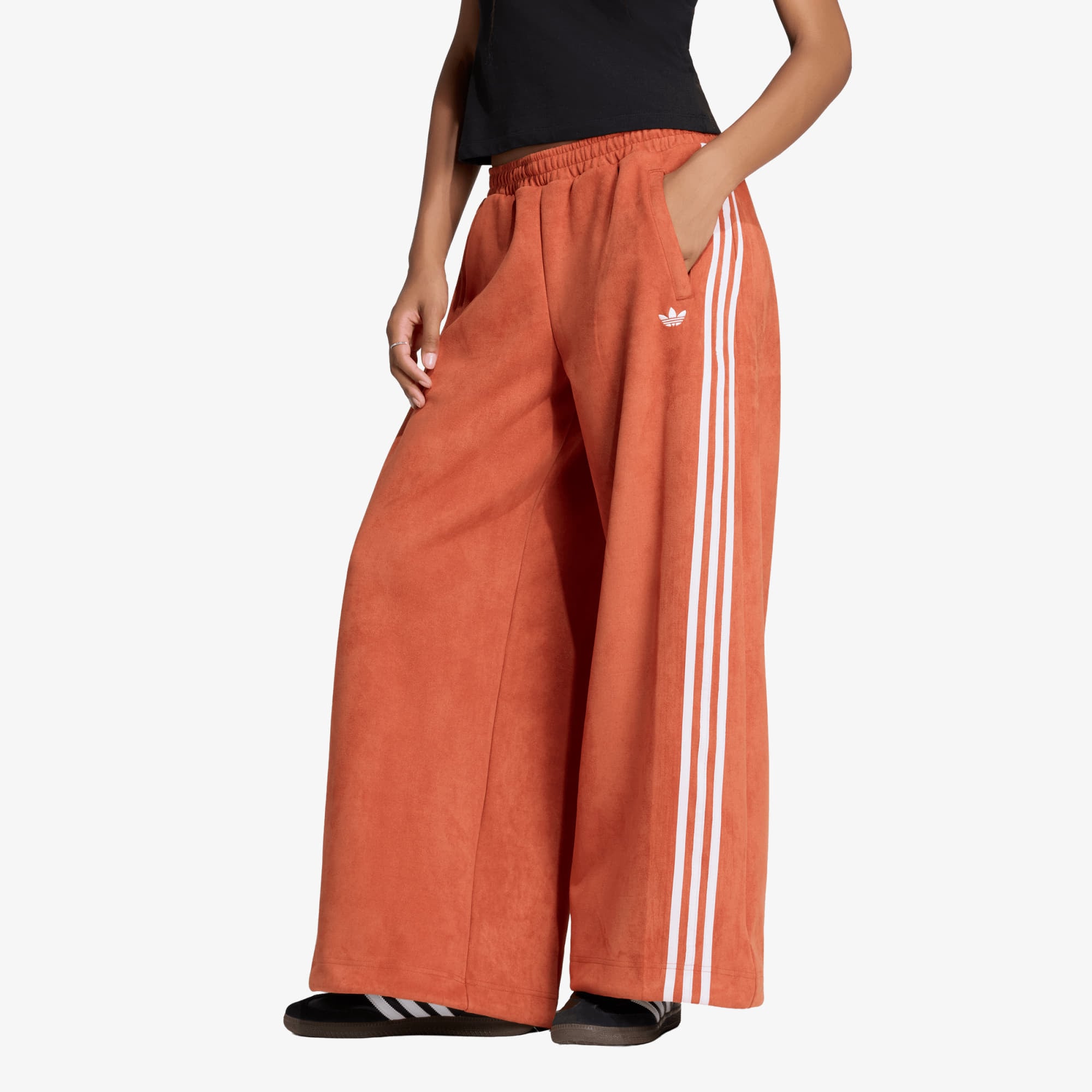 Панталони adidas Adilenium Season 6 Faux Suede Track Pant Vermillion S