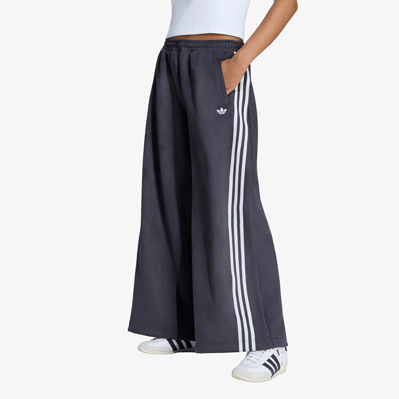 Women's Trousers adidas Adilenium Season 6 Faux Suede Track Pant Black