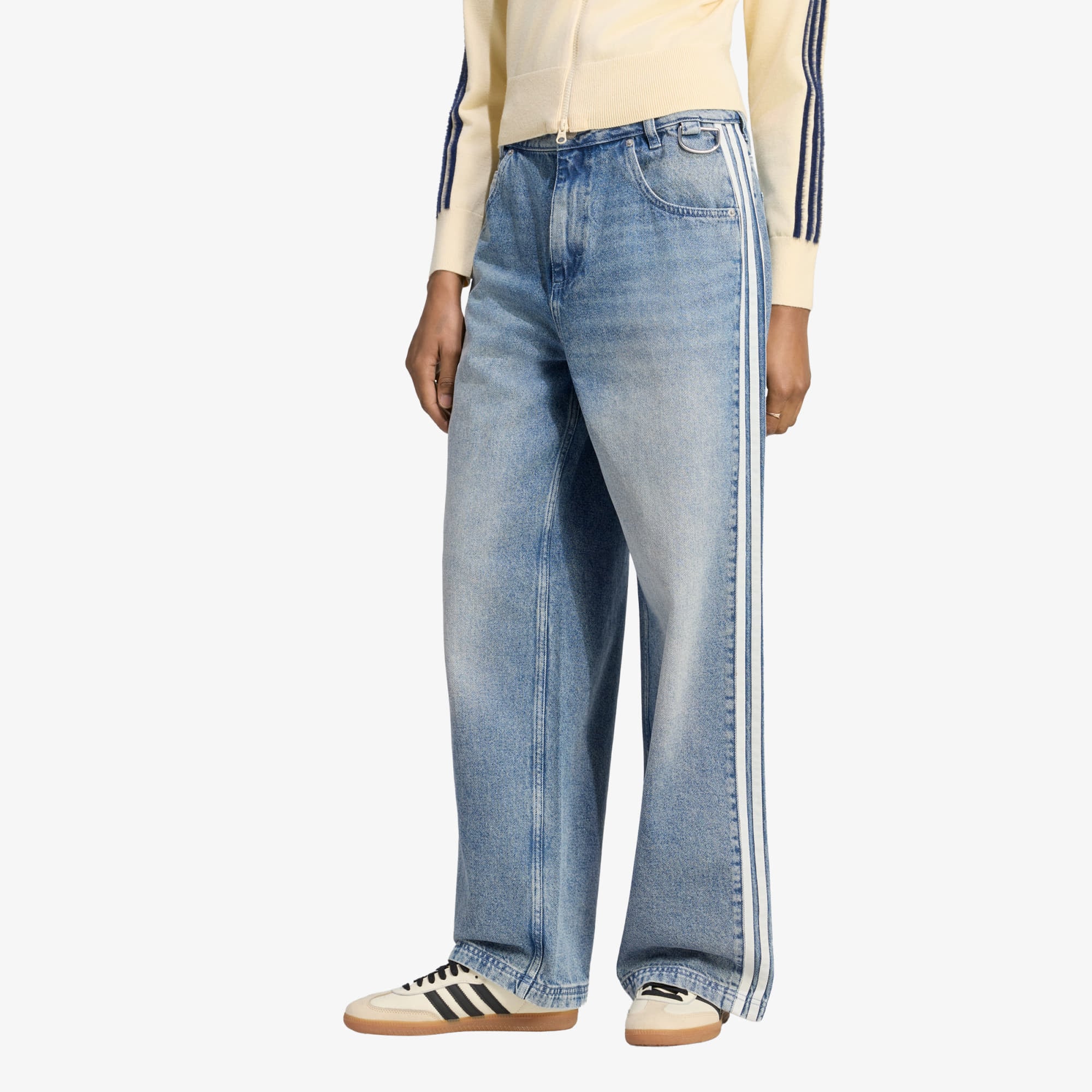 Дънки adidas Adilenium Season 6 Baggy Denim Pants Blue 25/30