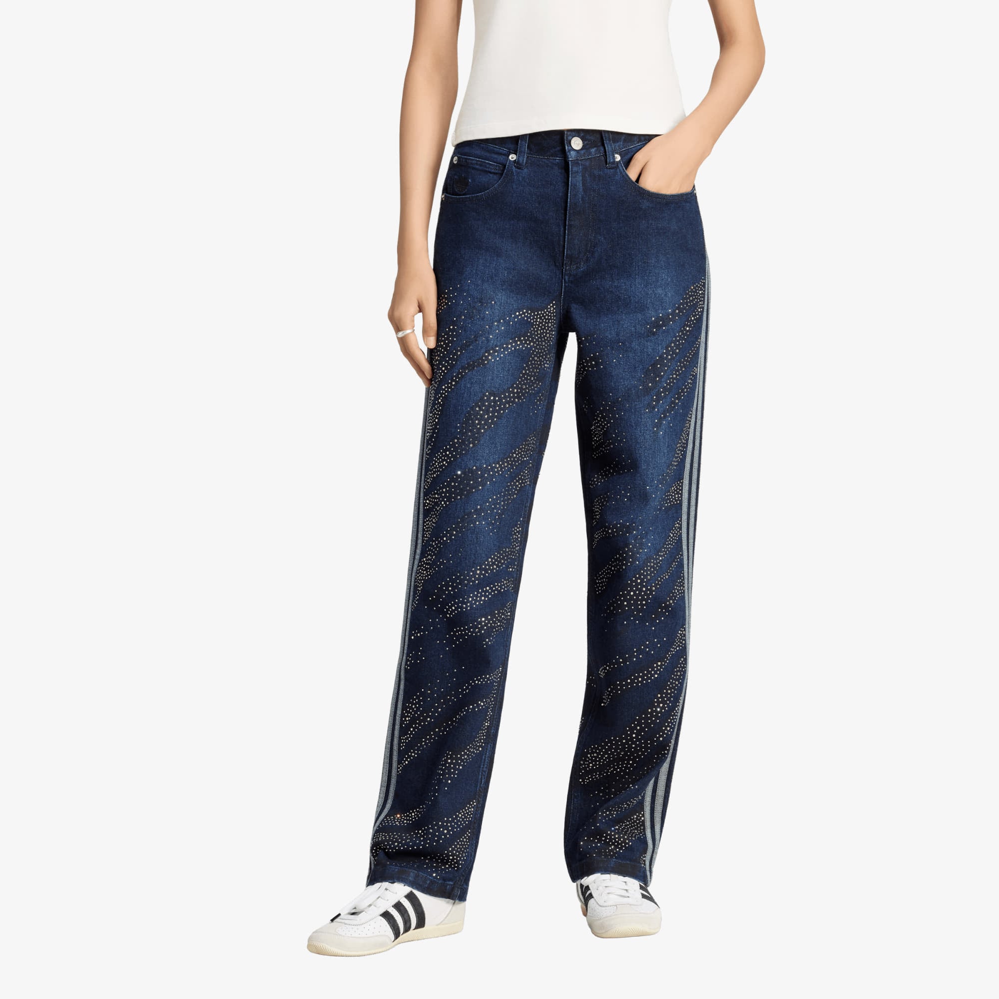 Дънки adidas Adilenium Season 6 Embelisshed Denim Pants Black/ Blue 25/32