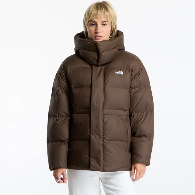 Pehelydzseki The North Face Puffer Oversized Jacket Dark Chestnut
