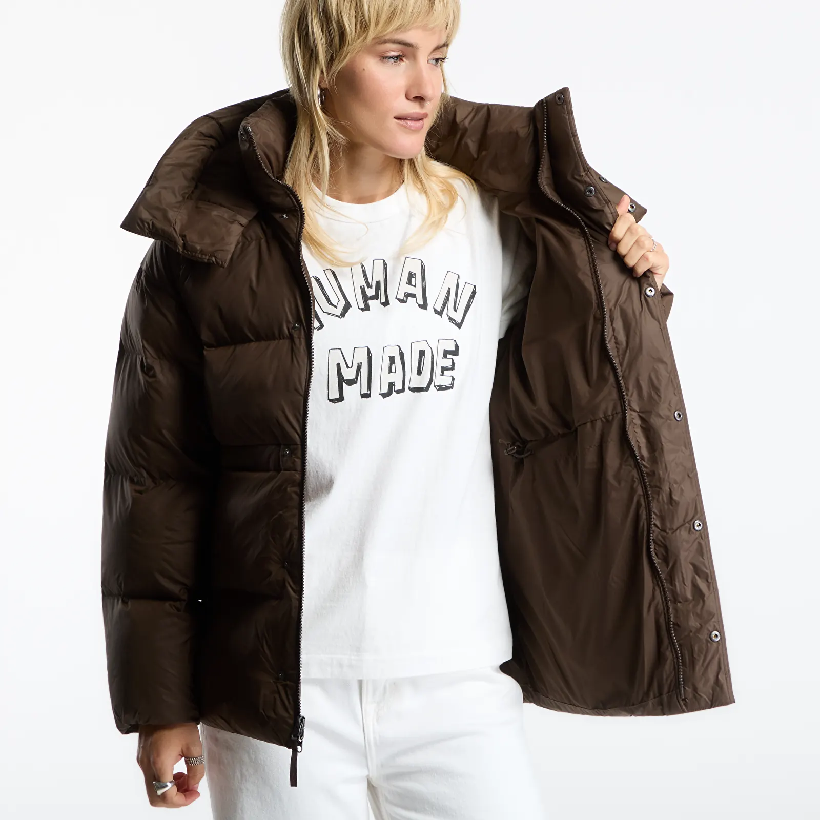 Women's Down Jackets The North Face Puffer Oversized Jacket Dark Chestnut