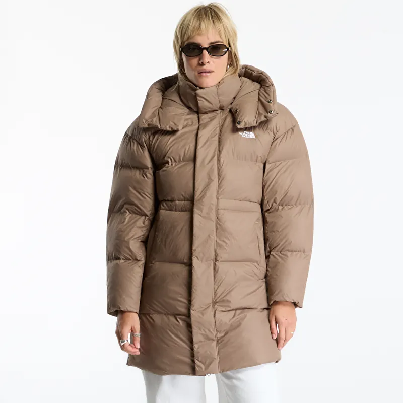 Pehelydzseki The North Face Puffer Oversize Parka Garnet