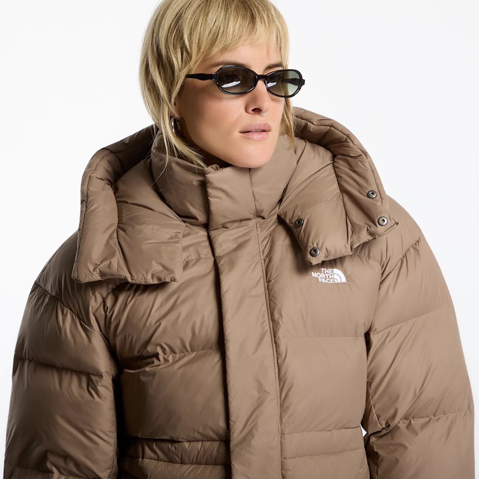 Women's Down Jackets The North Face Puffer Oversize Parka Garnet