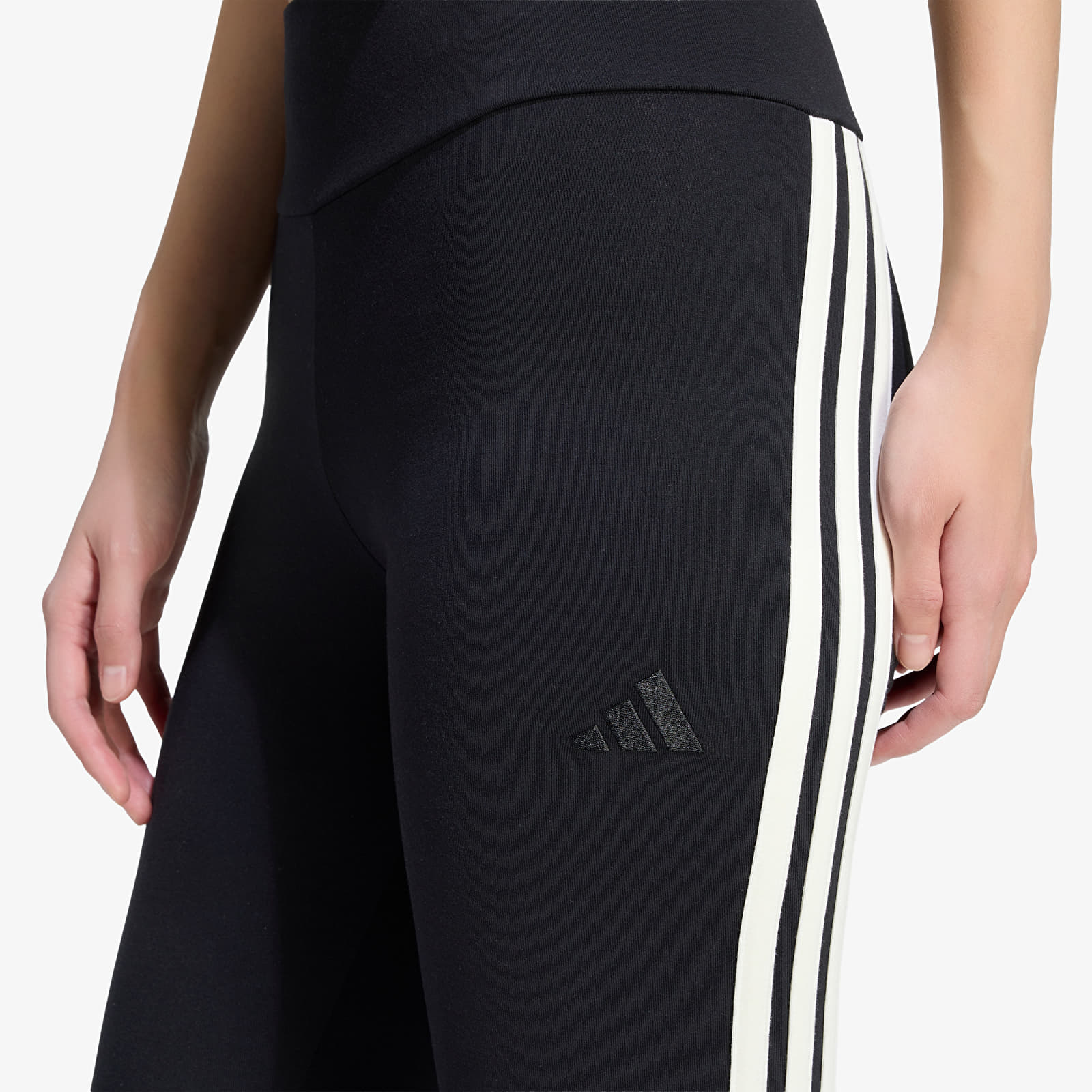 Leggings for kvinner adidas 3-Stripes Legging Tights Black/ Off White