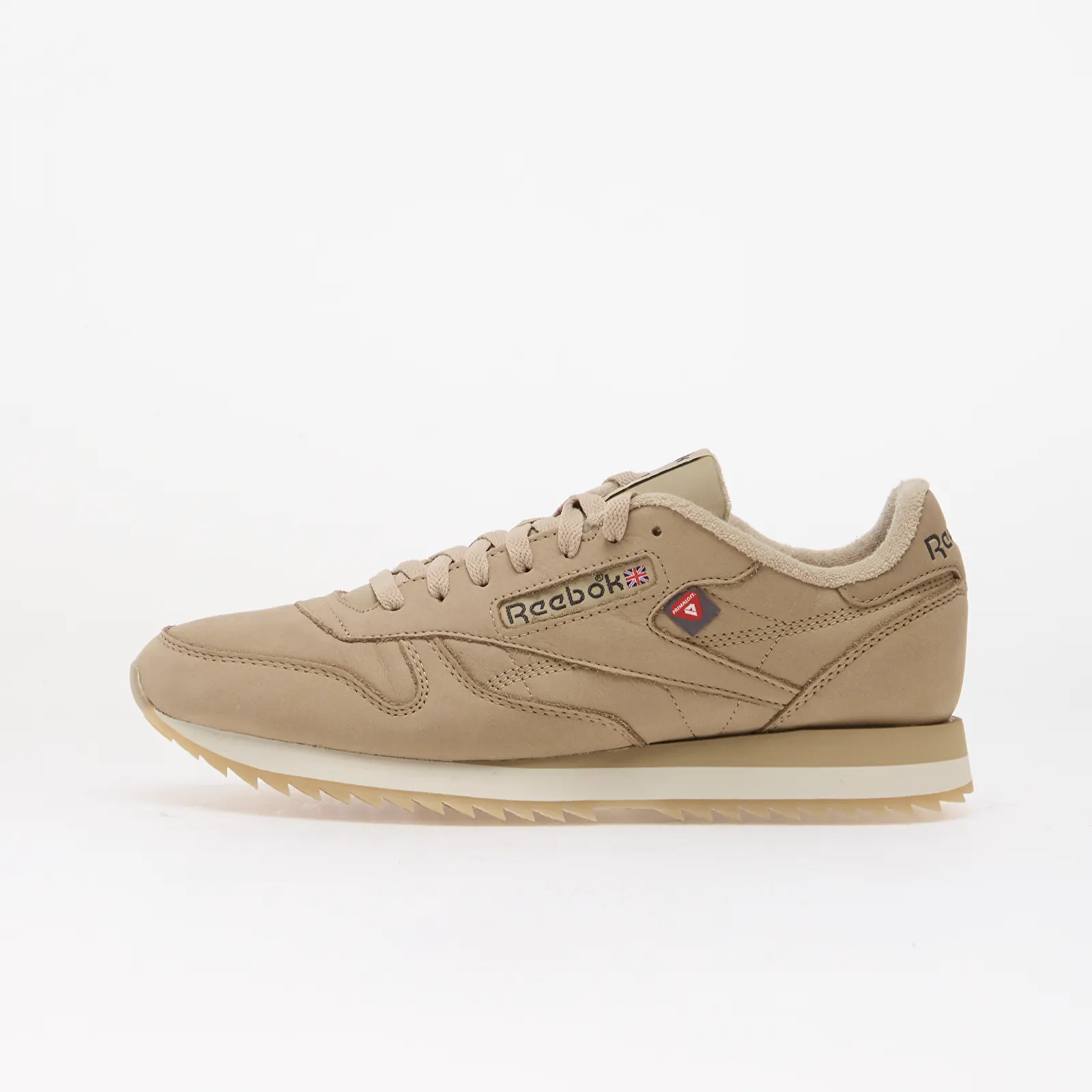 Férfi sneakerek Reebok Classic Leather Ripple Elevated Beige/ Almost Black/ Chalk