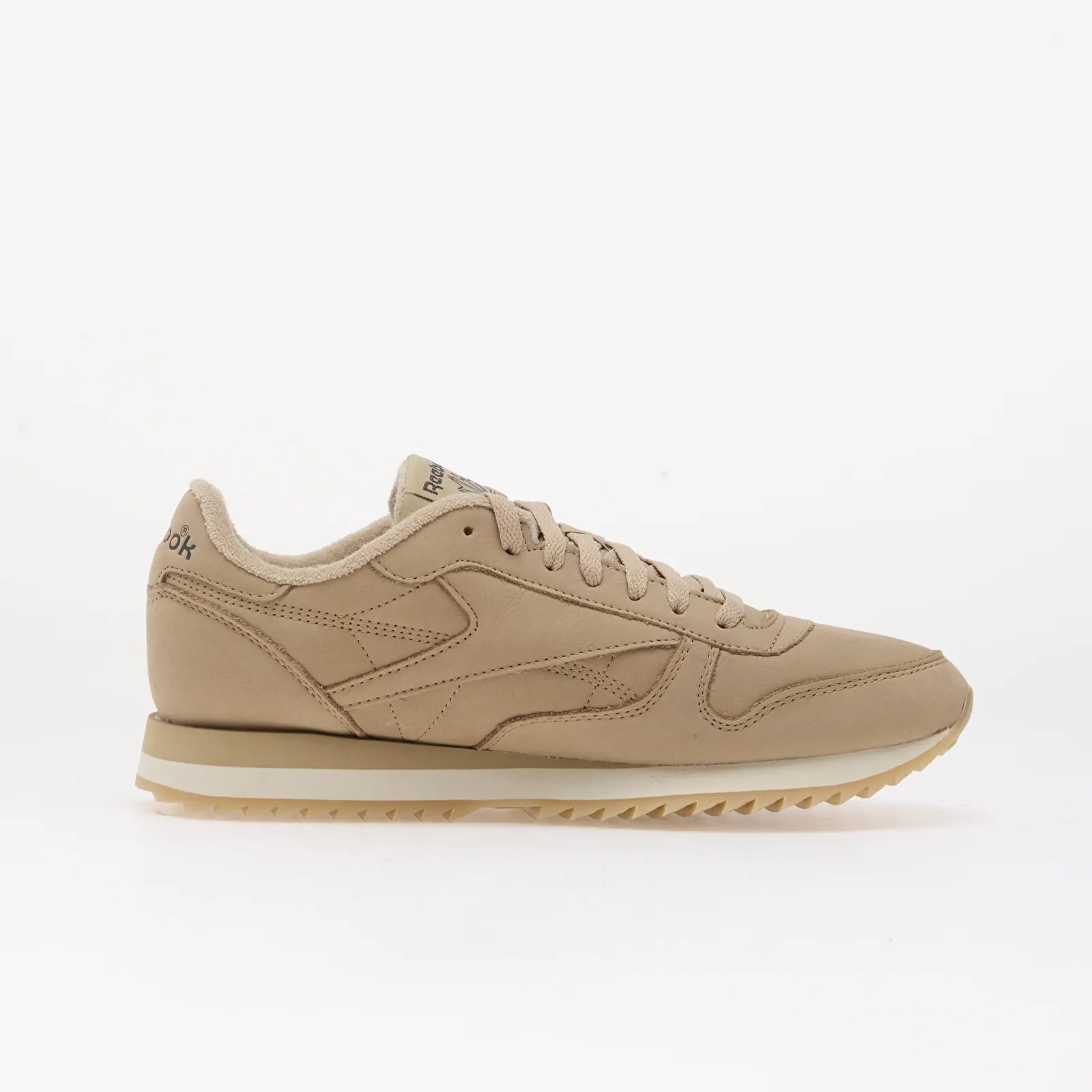 Férfi sneakerek Reebok Classic Leather Ripple Elevated Beige/ Almost Black/ Chalk