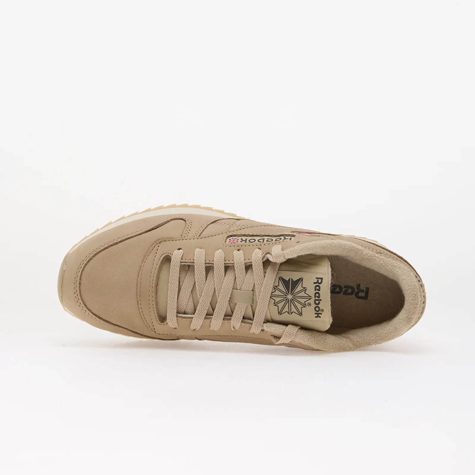 Férfi sneakerek Reebok Classic Leather Ripple Elevated Beige/ Almost Black/ Chalk