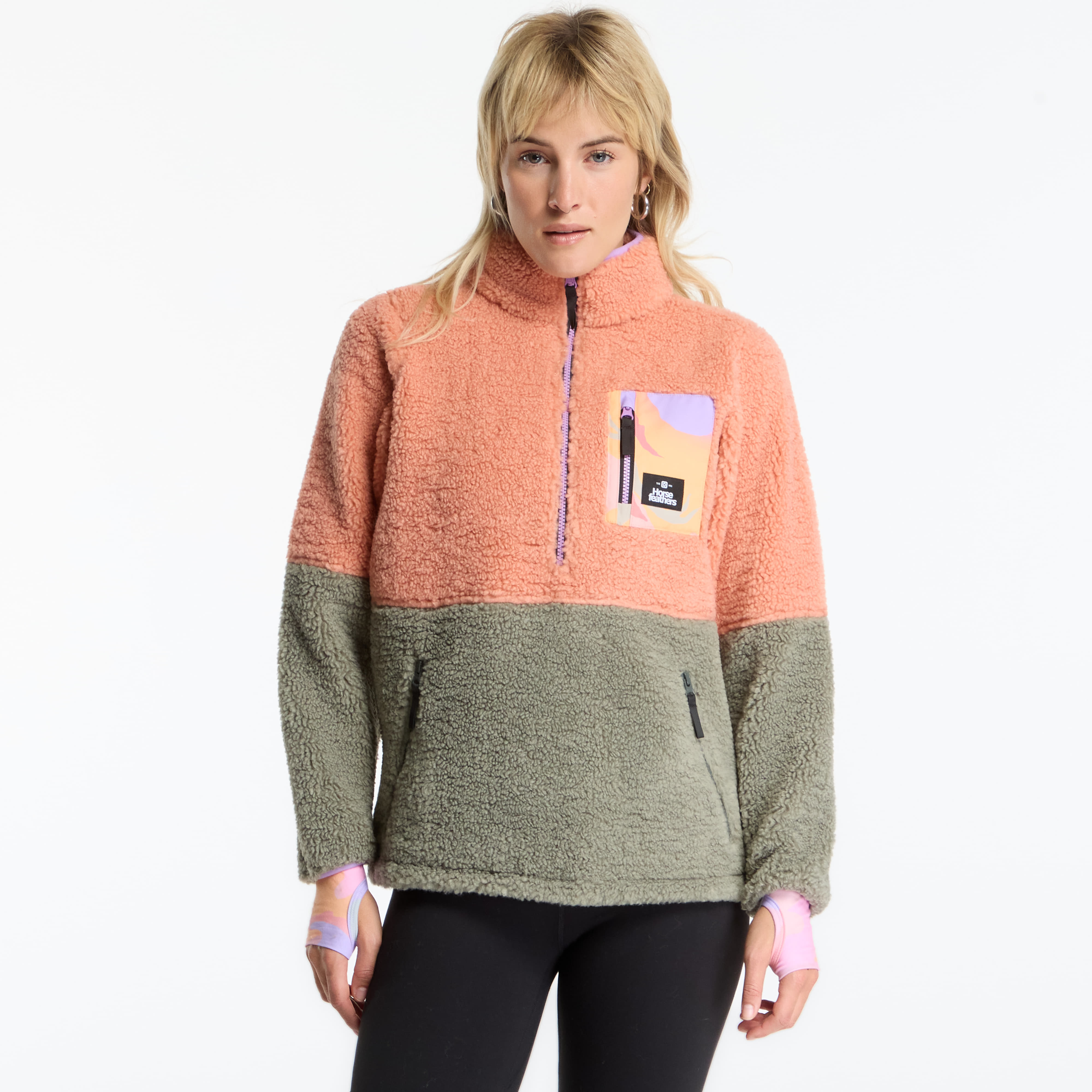 Суитшърт Horsefeathers Elvira Sweatshirt Papaya Punch L
