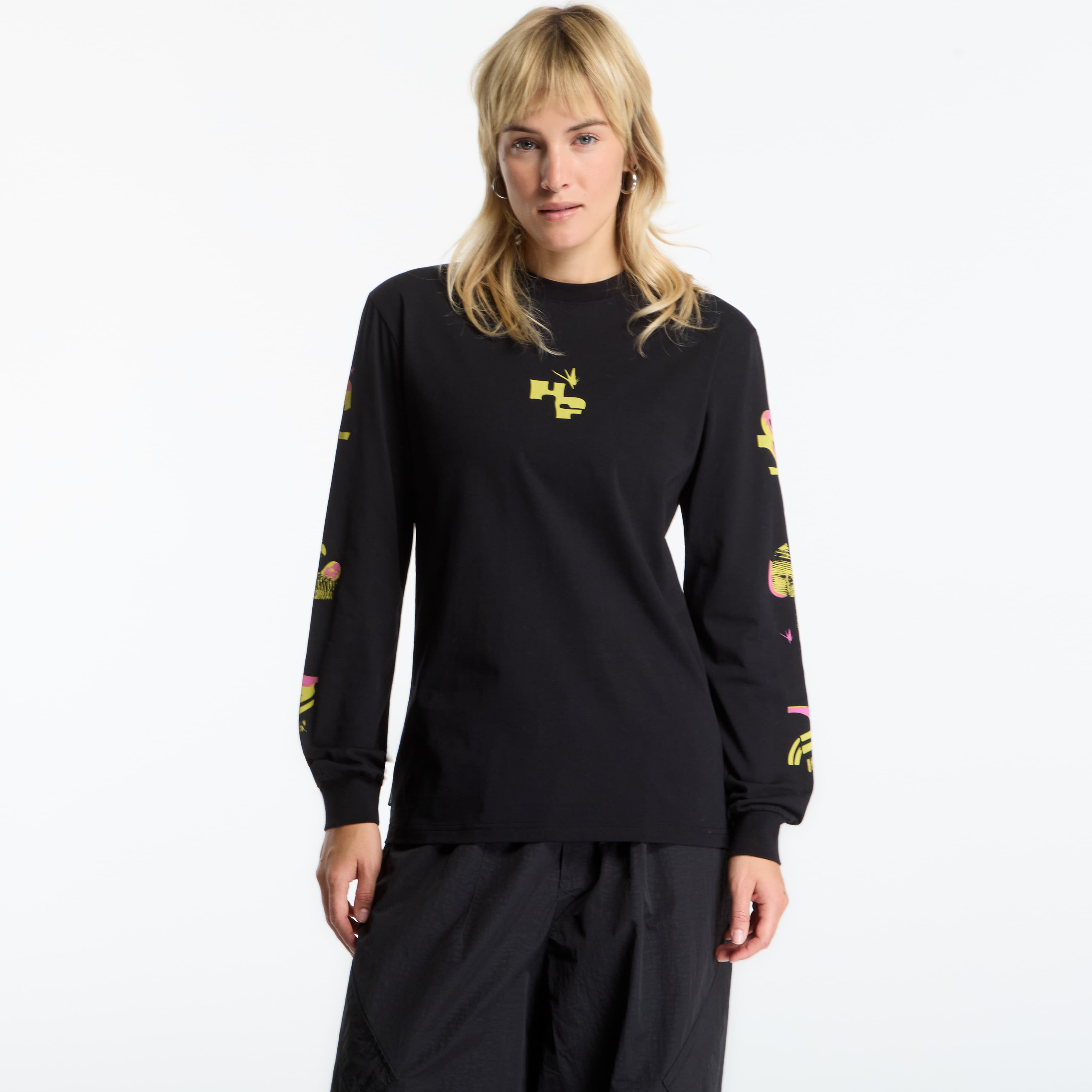 Тениска Horsefeathers Netru Top Black M