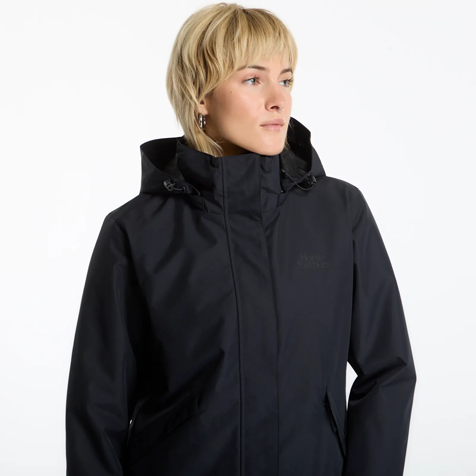 Ženske jakne Horsefeathers Niwe Jacket Black