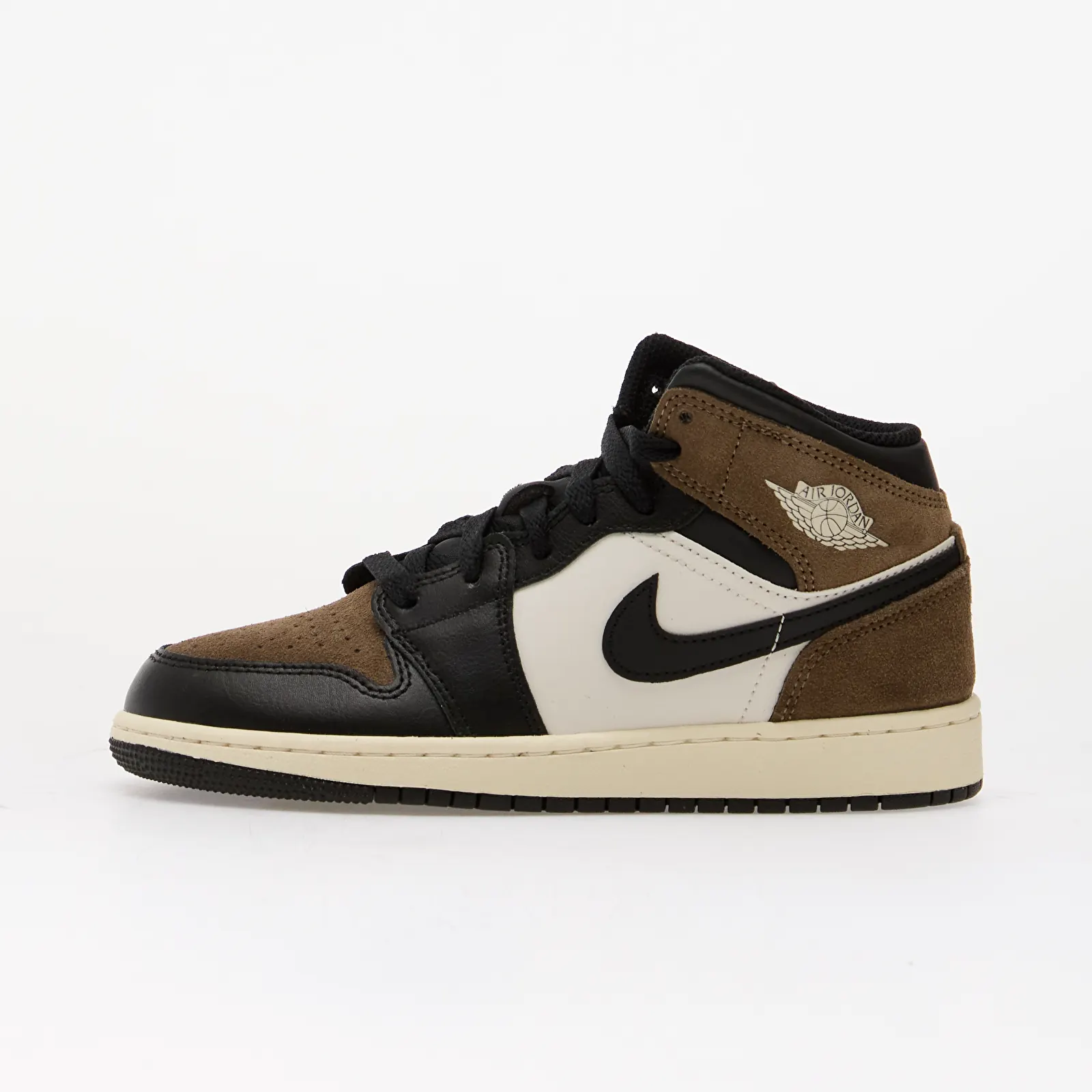 Dječje tenisice i obuća  Air Jordan 1 Mid Kids Black/ Phantom-Palomino-University Red