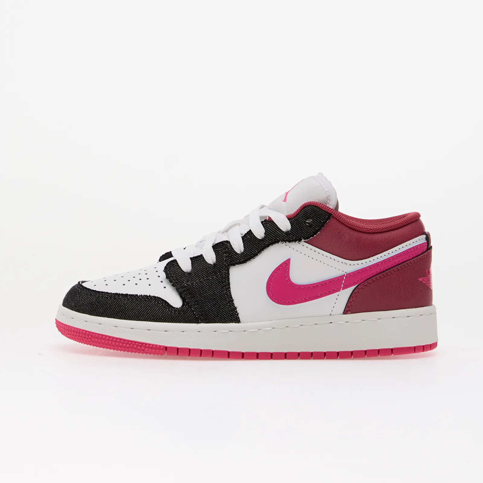 Chaussures et baskets enfants Air Jordan 1 Low SE Kids Off Noir/ Desert Pink-White-Desert Pink