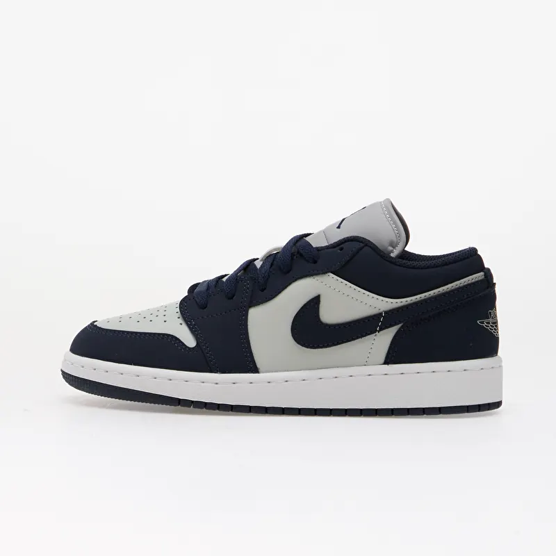 Air Jordan 1 Low Kids Obsidian/ Obsidian-Grey Fog-Pink Foam