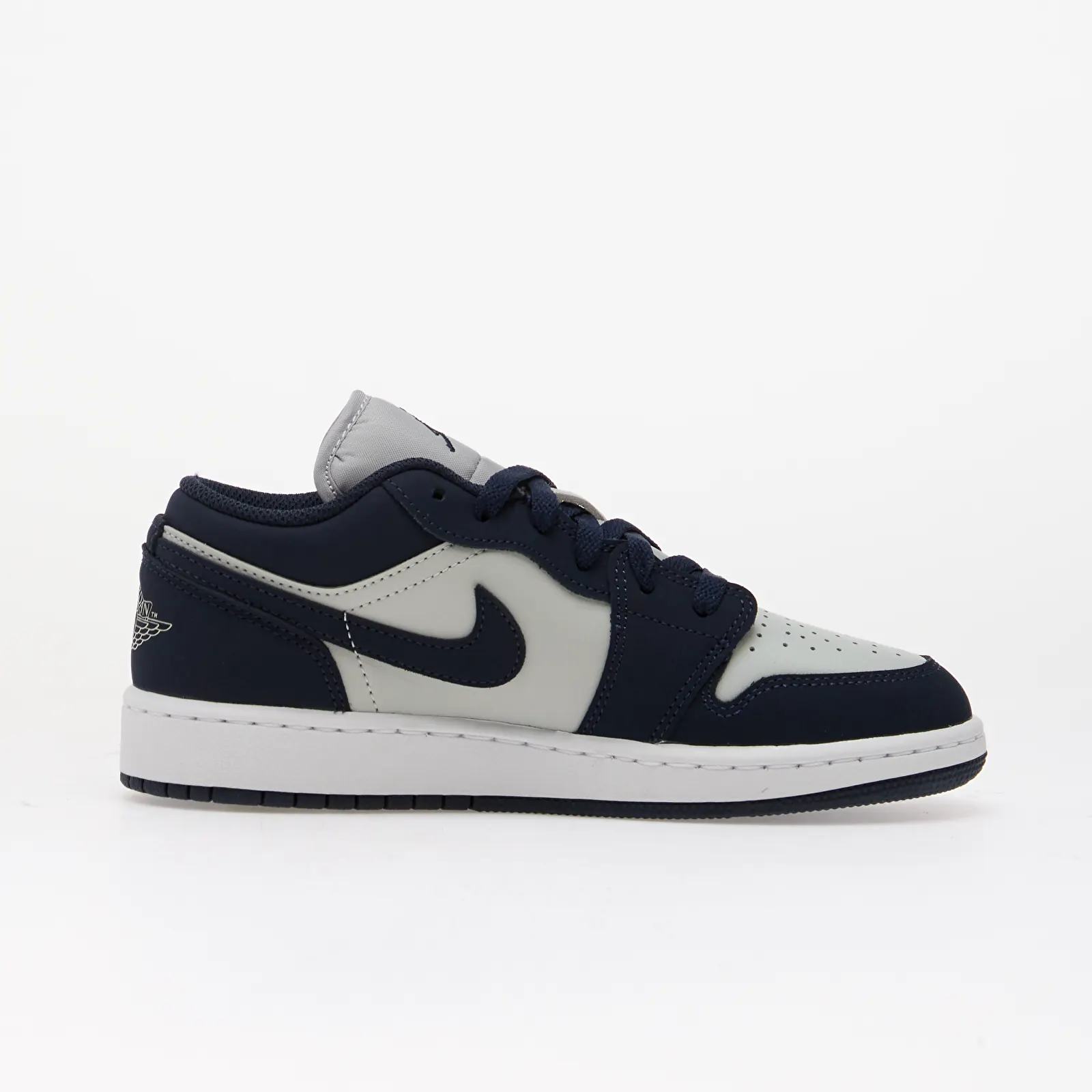 Detské tenisky a topánky Air Jordan 1 Low Kids Obsidian/ Obsidian-Grey Fog-Pink Foam
