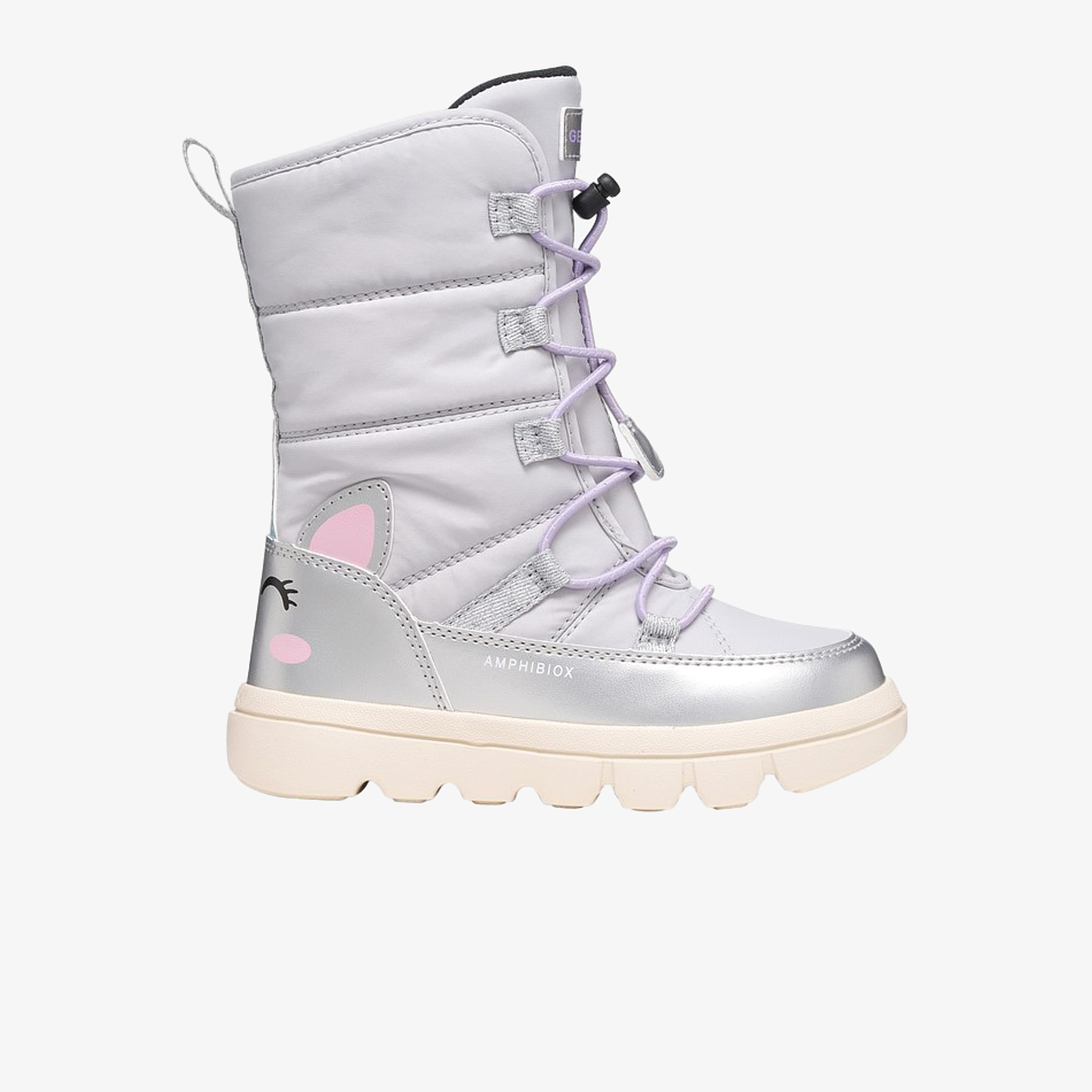 Geox Kids Willaboom B A Silver 33