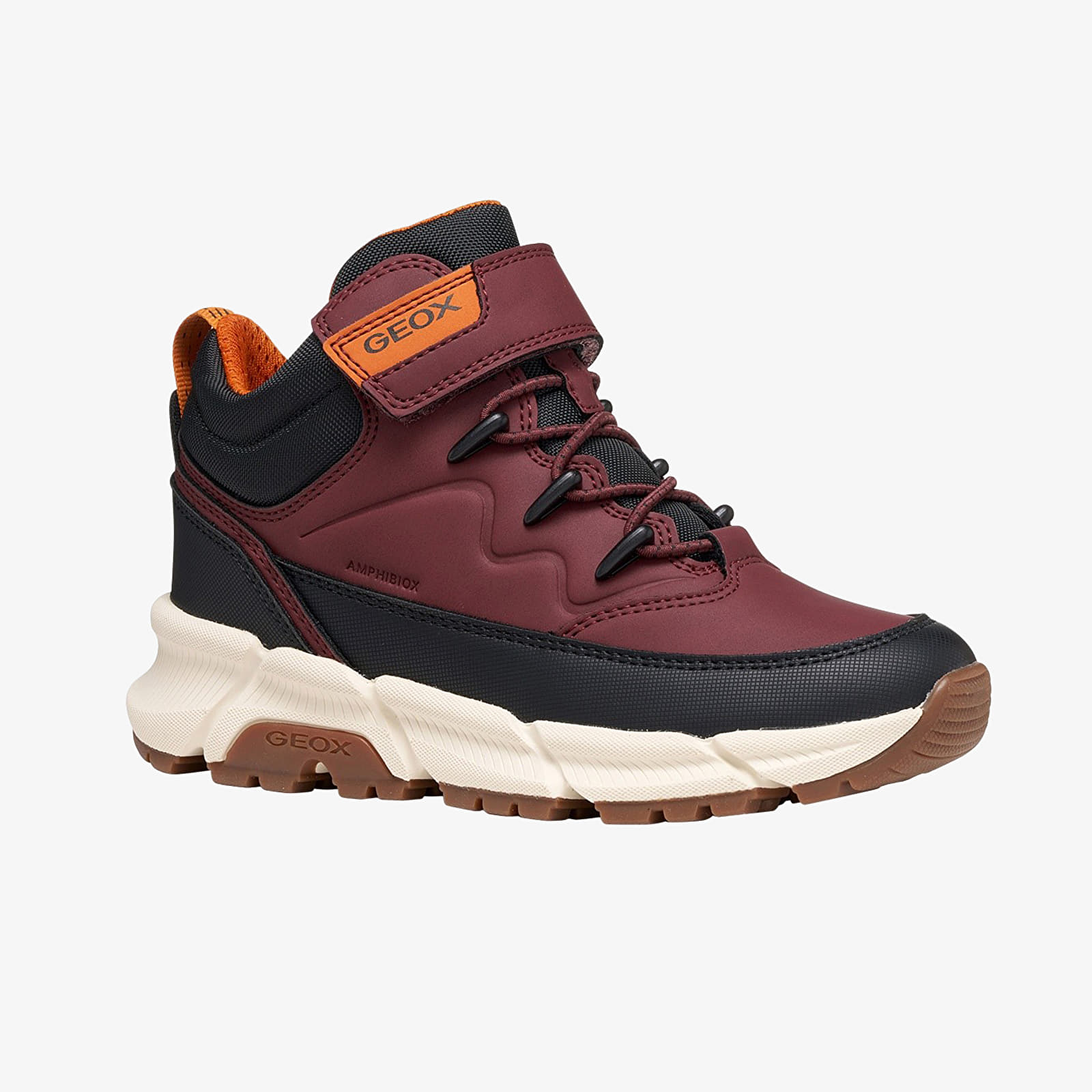Vaikų sportbačiai ir batai Geox Kids Flexyper Plus Burgundy