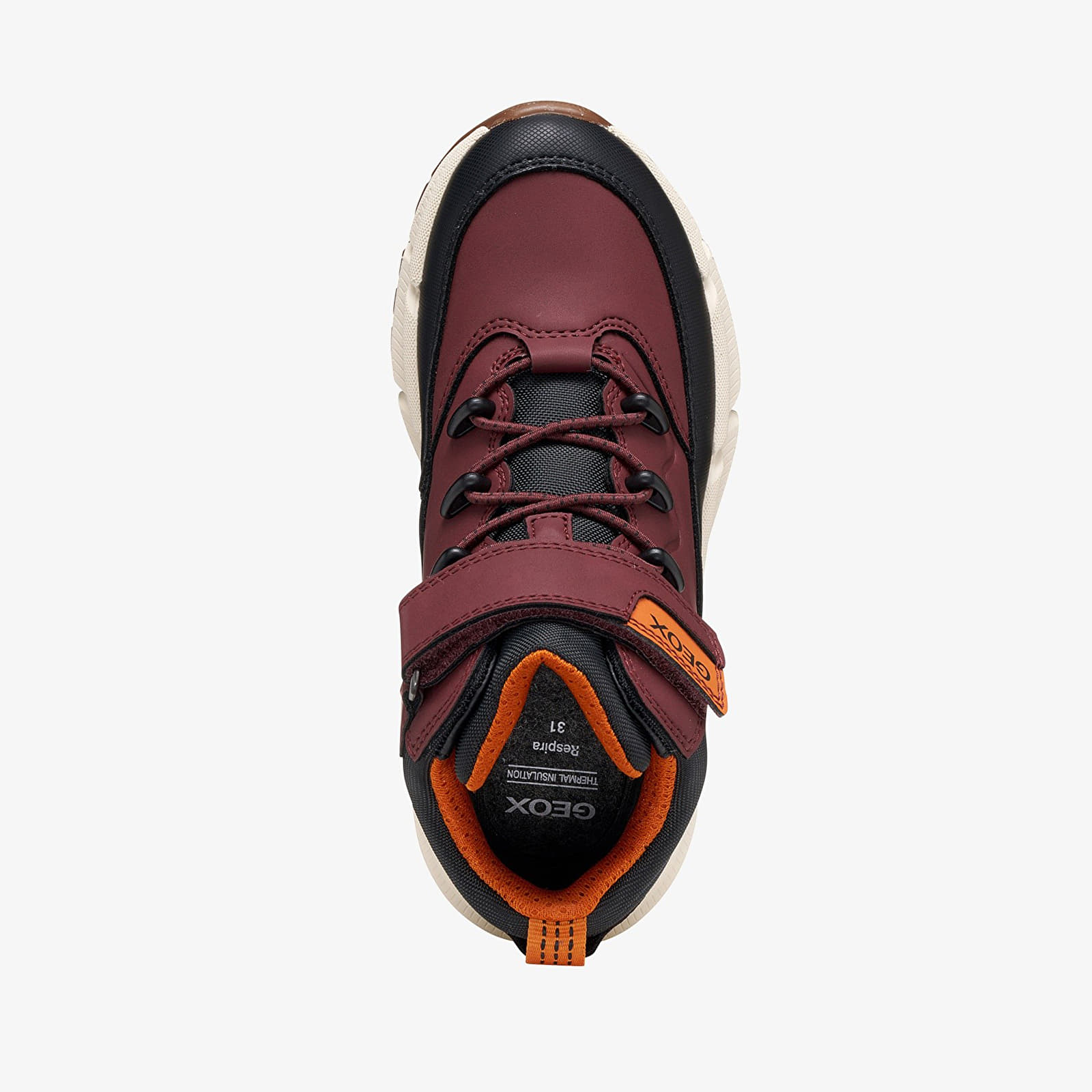 Vaikų sportbačiai ir batai Geox Kids Flexyper Plus Burgundy