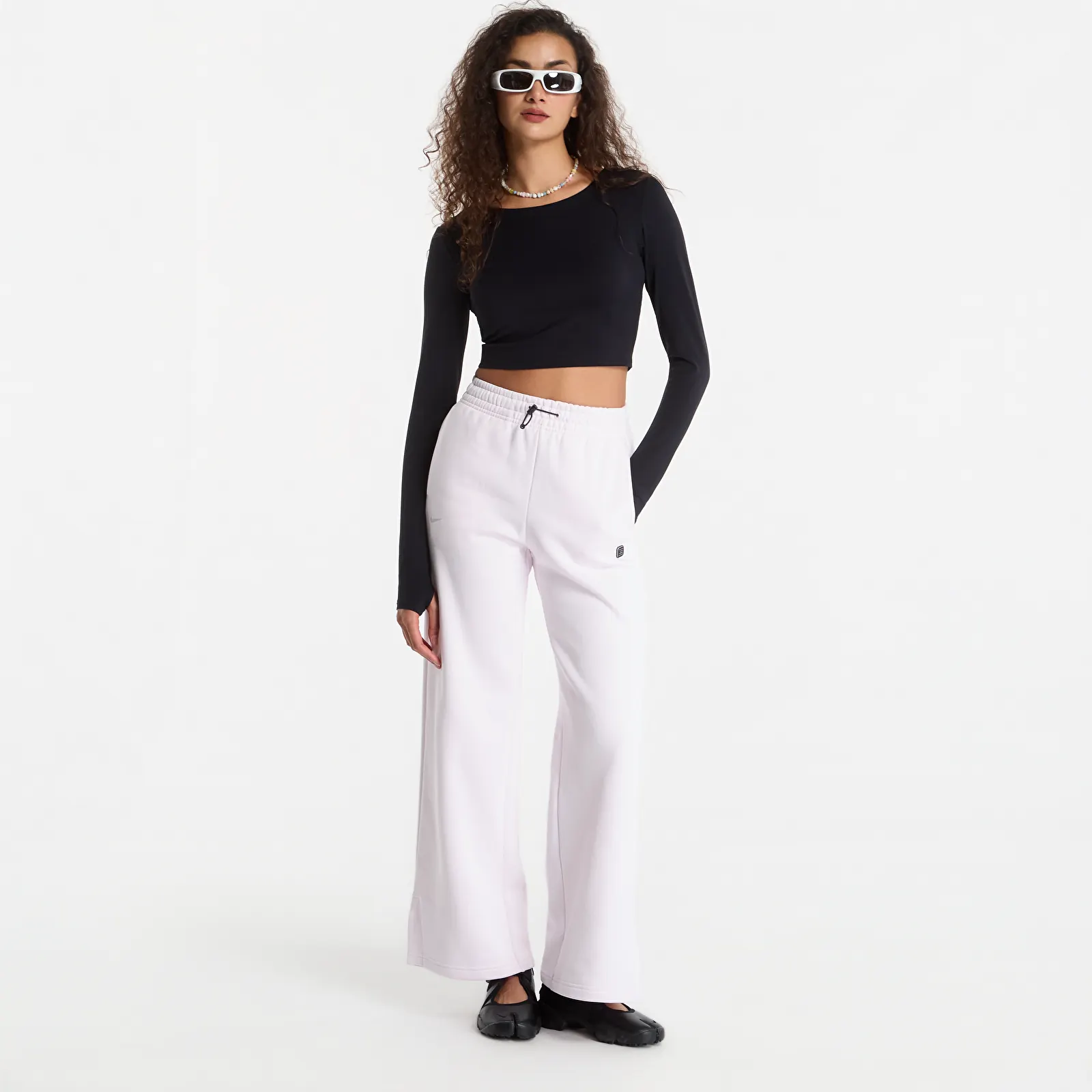 Jogginghosen Nike W SHOX PHOENIX FLC PANT N/A Pearl Pink