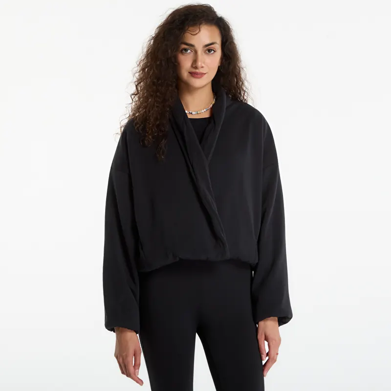 Veste Nike 24.7 ImpossiblySoft Plush Therma-FIT Shawl Jacket Black/ Dk Smoke Grey