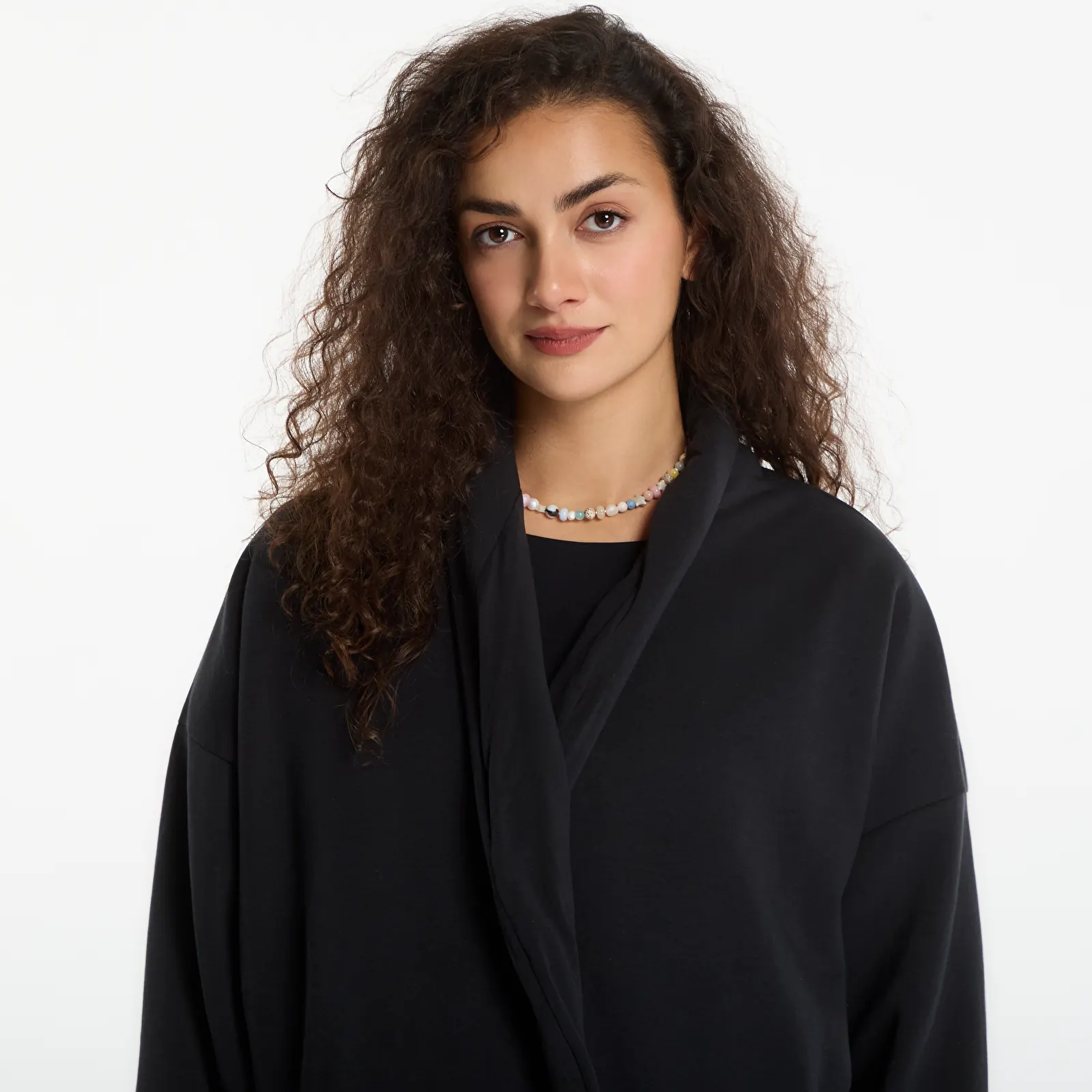 Vestes  Nike 24.7 ImpossiblySoft Plush Therma-FIT Shawl Jacket Black/ Dk Smoke Grey