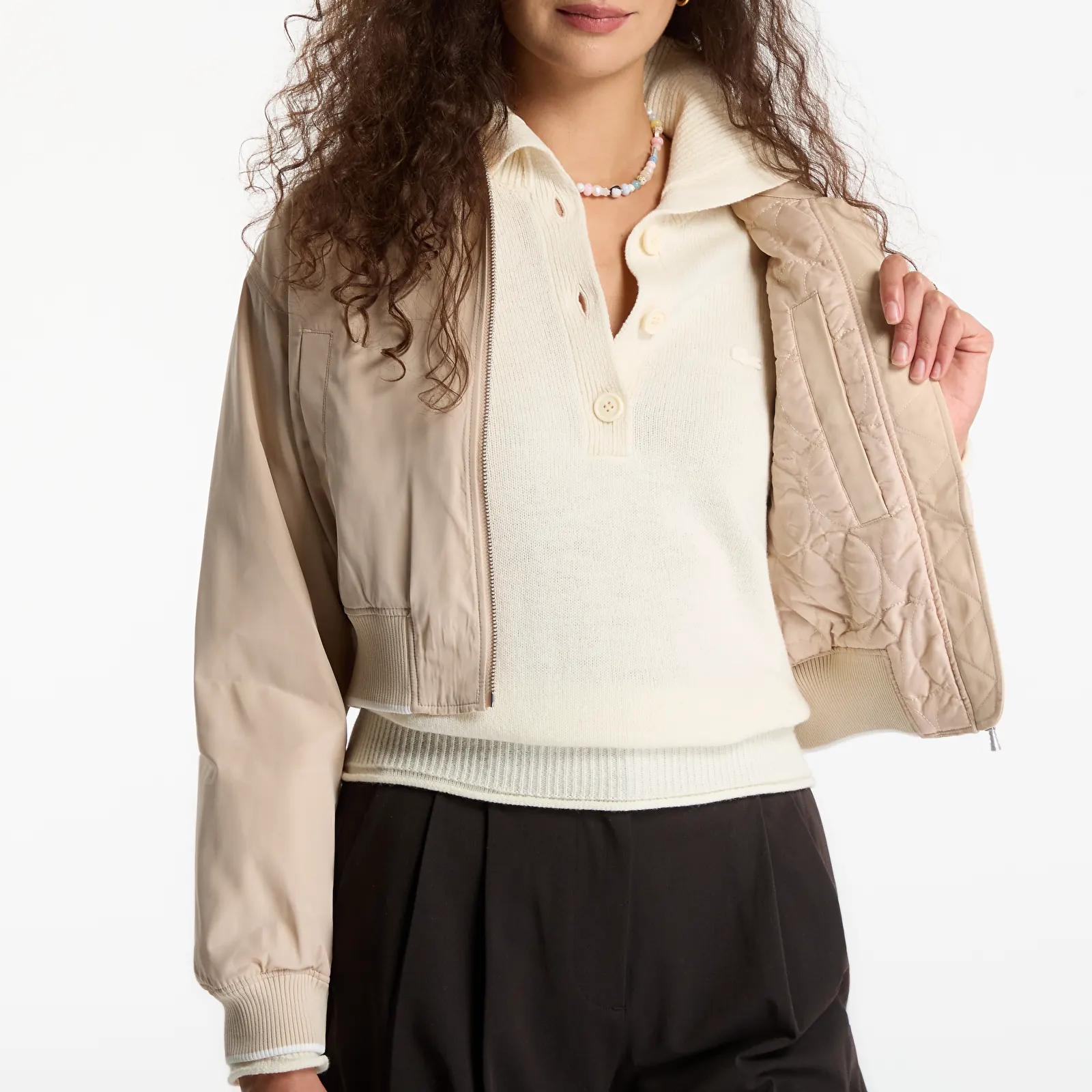 Vestes  Lacoste Bombers & Varsities Sisal