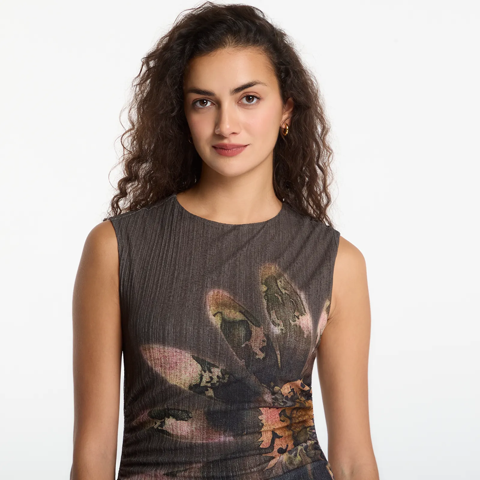 Сукні Desigual Munich Gris Oceano