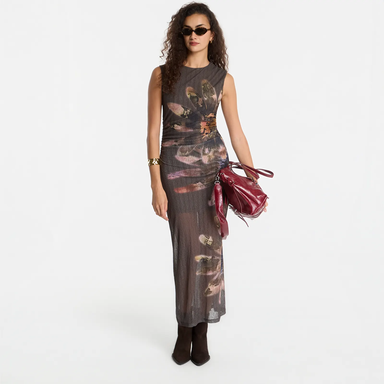 Сукні Desigual Munich Gris Oceano